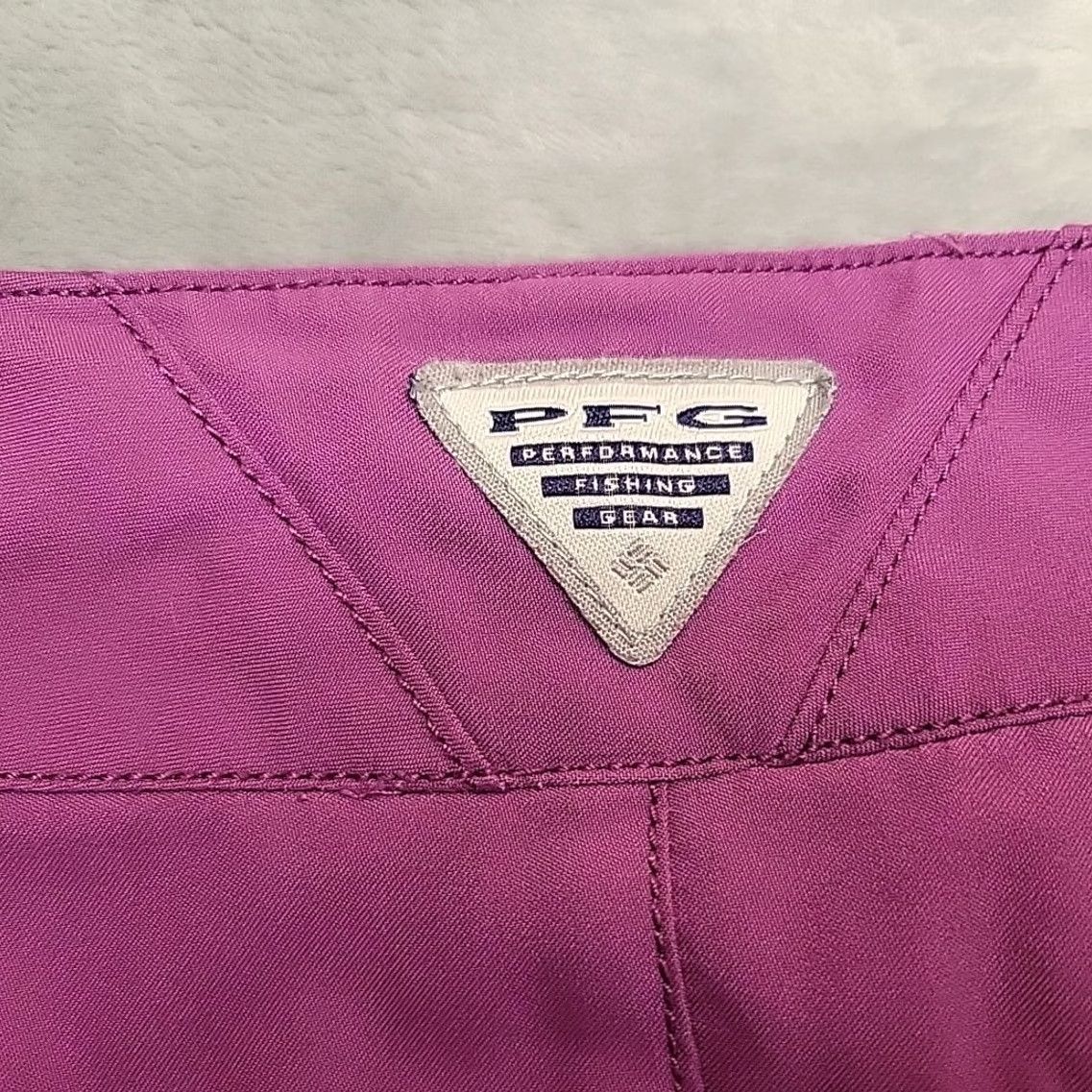 Vintage Columbia PFG Shorts Womens 8 Purple Performance Fishing Gear Outdoors Hike Gorp Shirt Size 30" / US 8 / IT 44 - 7 Thumbnail