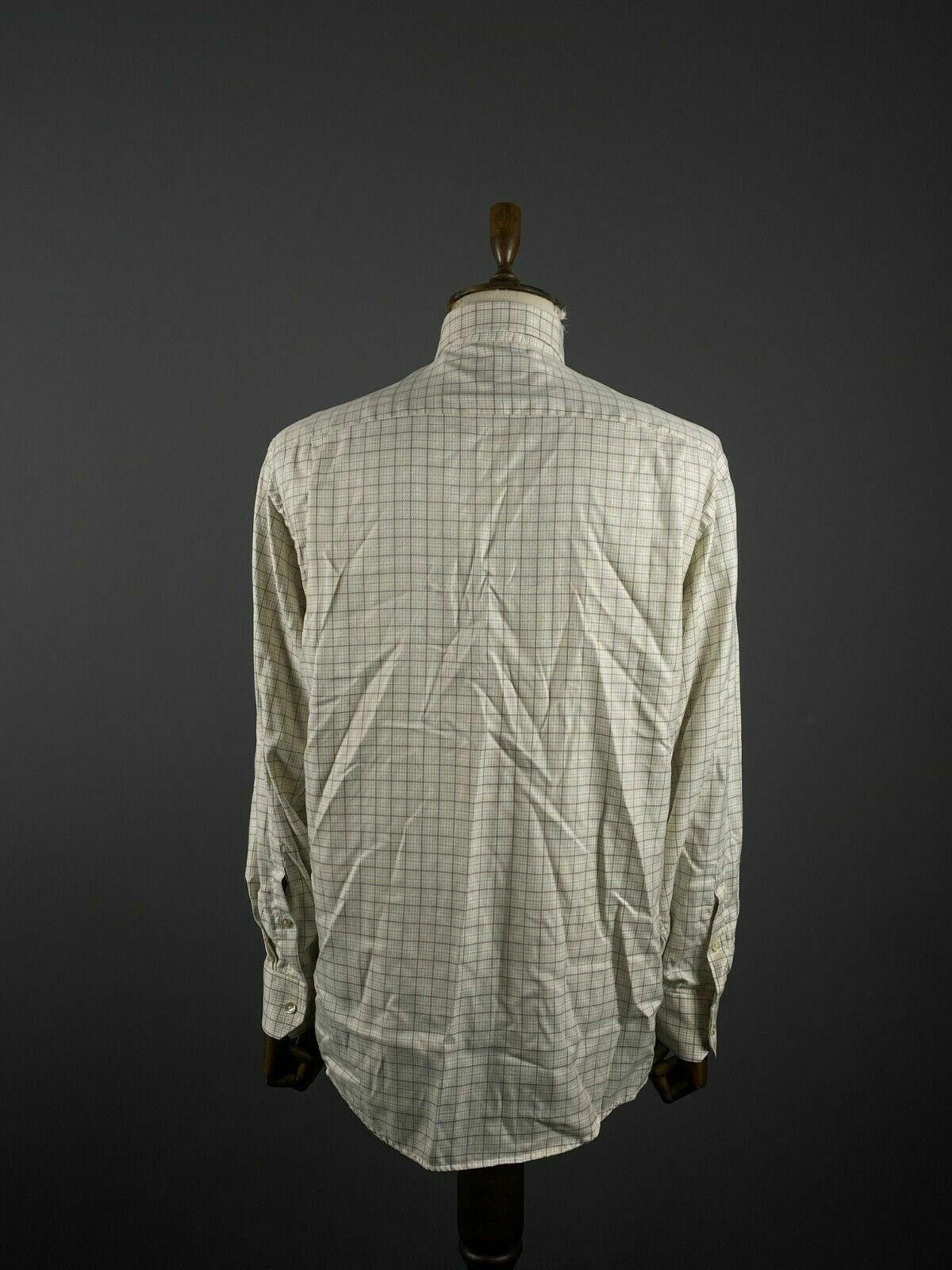 Eton Men Eton Ganghester White Check Button Up Shirt Size 42/16.5 Size US M / EU 48-50 / 2 - 7 Thumbnail