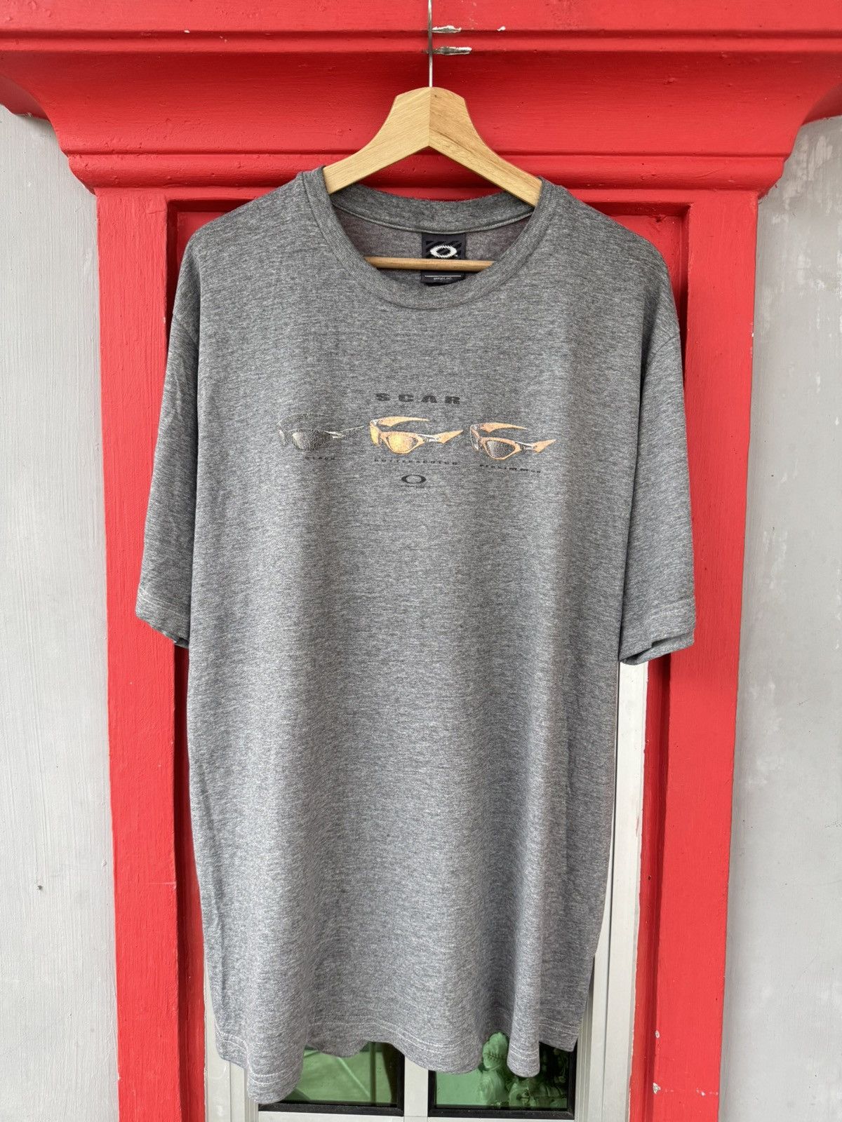 Oakley Vintage Oakley Software Scar Tee Size US L / EU 52-54 / 3 - 1 Thumbnail