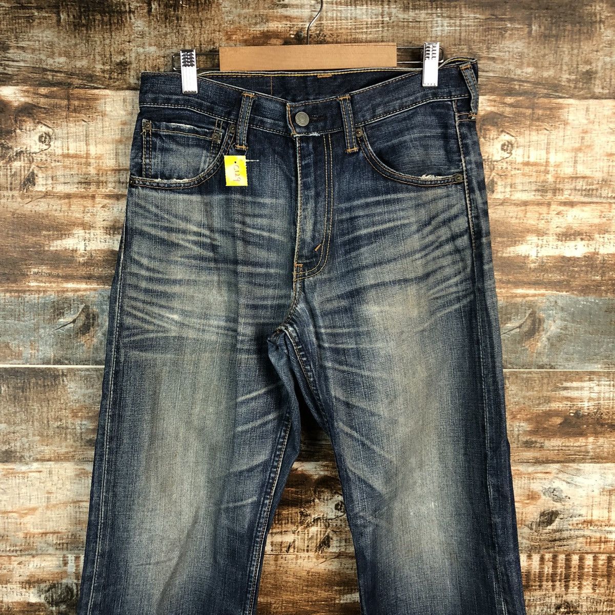 Levi's DL Levis 703 Blue selvedge Denim Pants #C129 Size US 29 - 4 Thumbnail