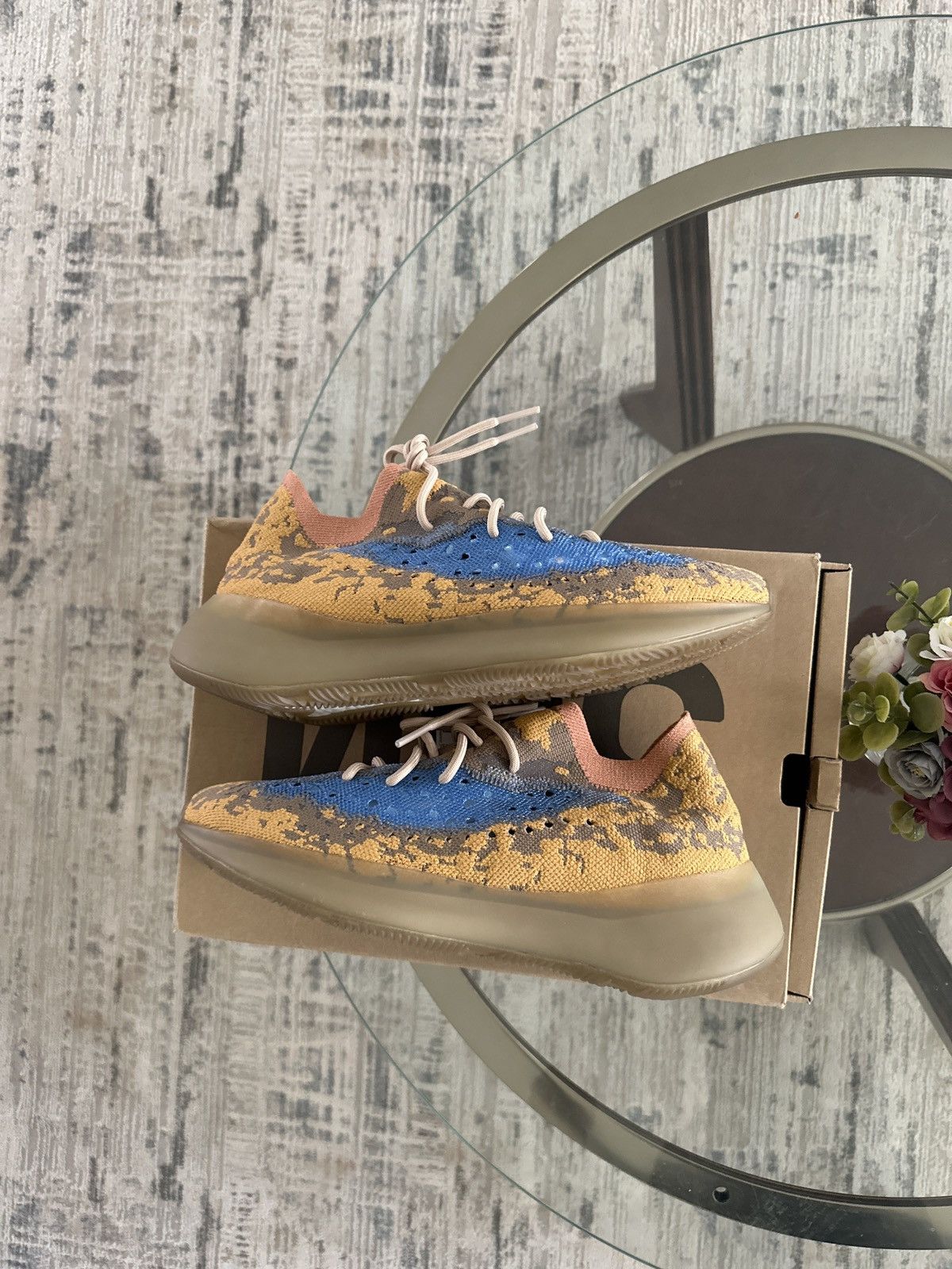 Adidas × Kanye West Yeezy Boost 380 ‘Blue Oat Non-Reflective’ Size US 12.5 / EU 45-46 - 1 Thumbnail