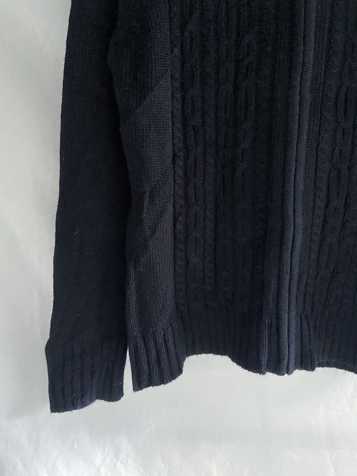 Japanese Brand ALPHA CUBIC ZIP KNIT FUR STYLE Size US S / EU 44-46 / 1 - 4 Thumbnail