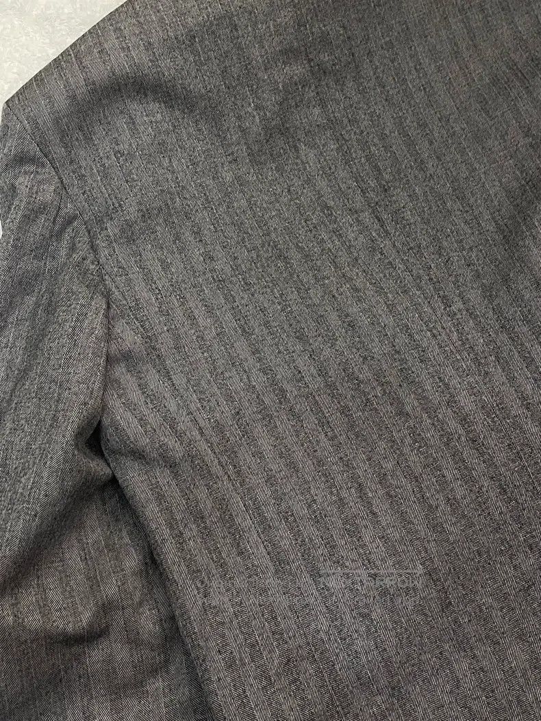 Raf Simons Raf Simons 2009 show style wool gray dark pattern suit Size 46R - 2 Thumbnail