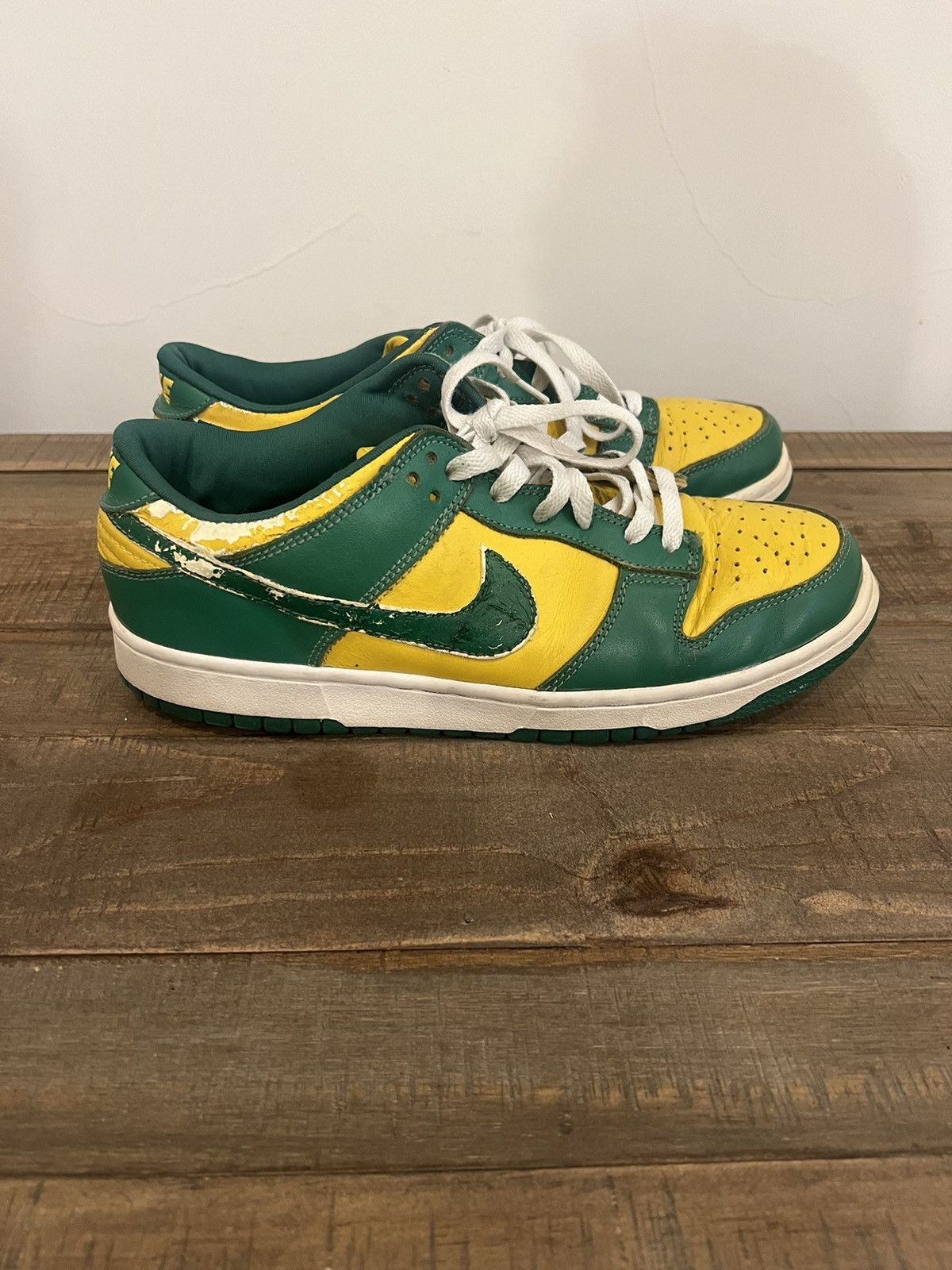 Nike 2001 Nike Dunk Low Brazil Size US 9.5 / EU 42-43 - 3 Thumbnail