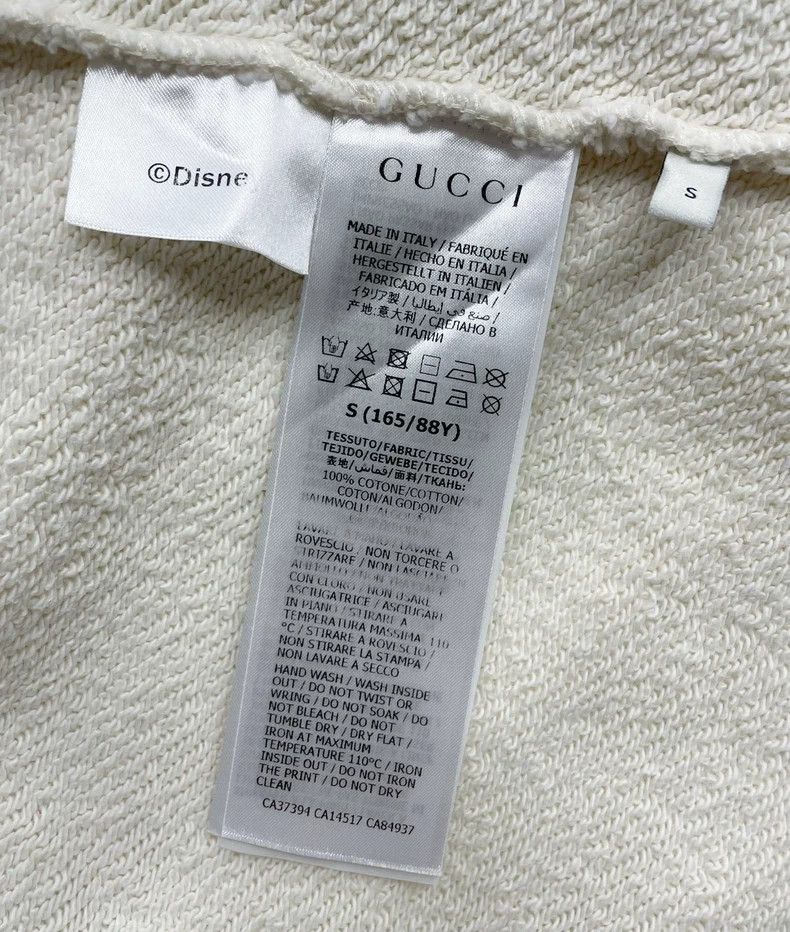 Gucci Gucci Disney co-branded cream white sweatshirt 2502-Nextarr Size US S / EU 44-46 / 1 - 5 Thumbnail