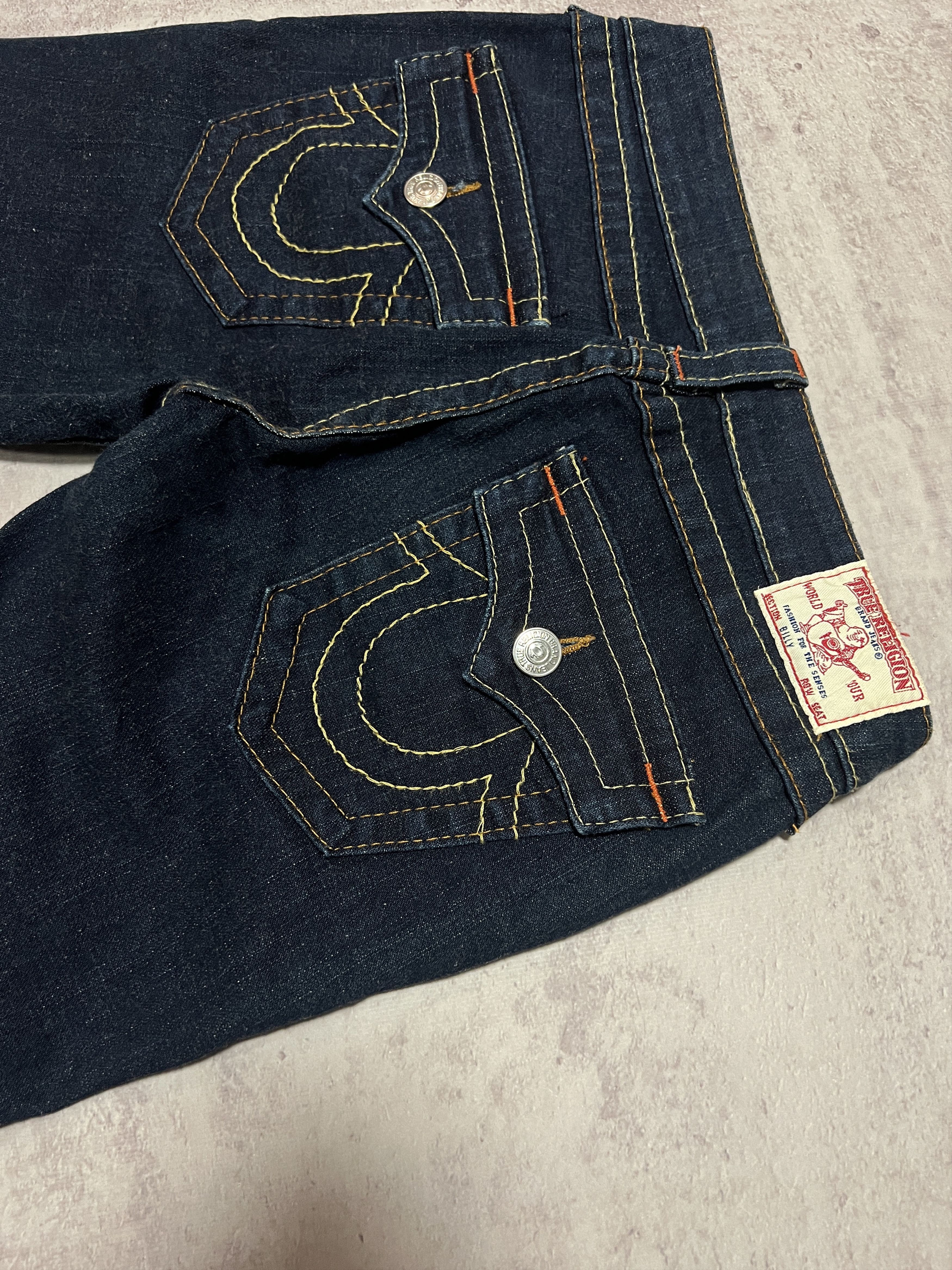 True Religion True Religion Y2K Vintage Billy denim jeans size 28 Size 28" / US 6 / IT 42 - 6 Thumbnail