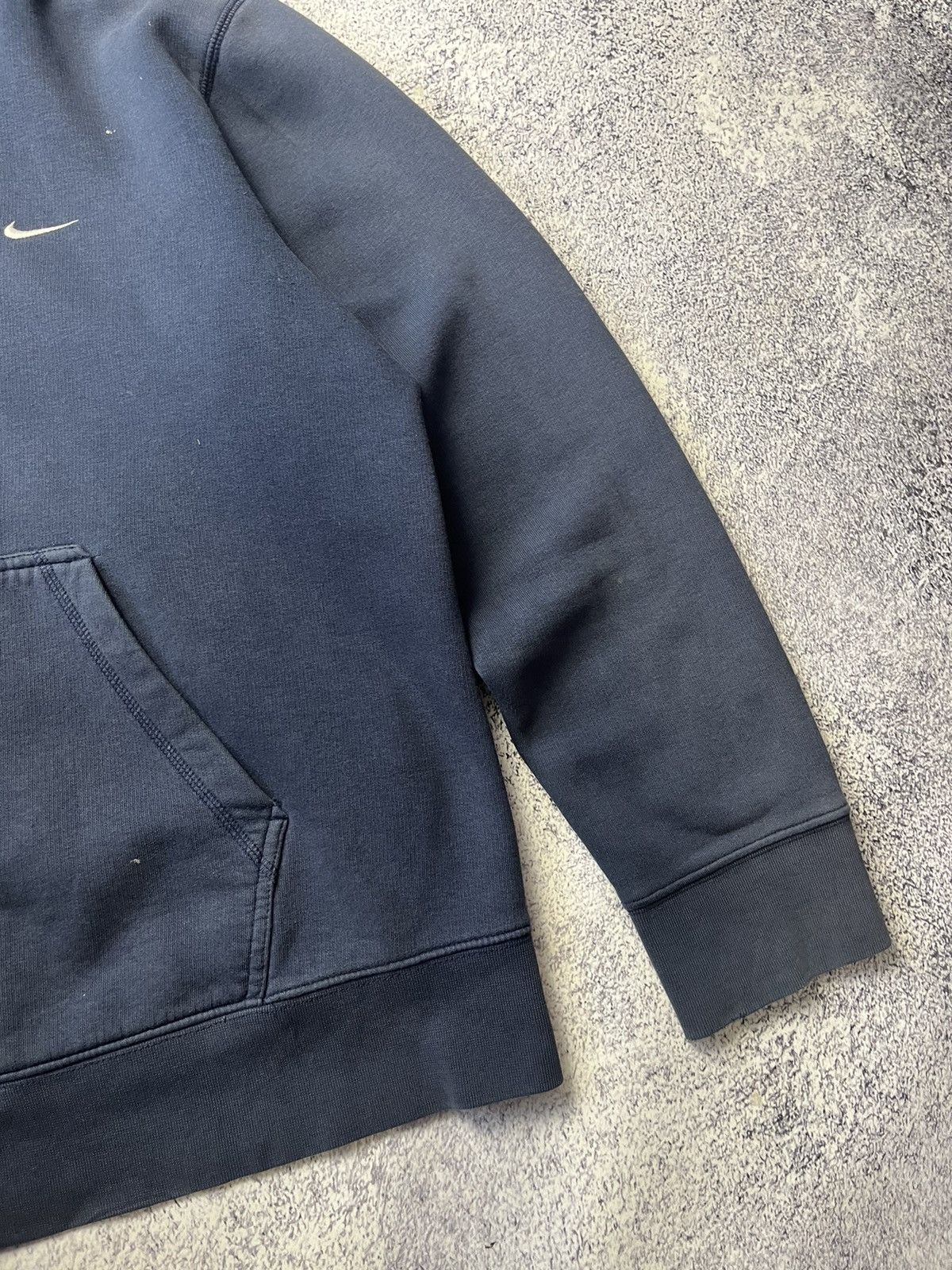 Nike Vintage Nike Distressed Zip Up Hoodie Swoosh Drill Size US L / EU 52-54 / 3 - 14 Thumbnail