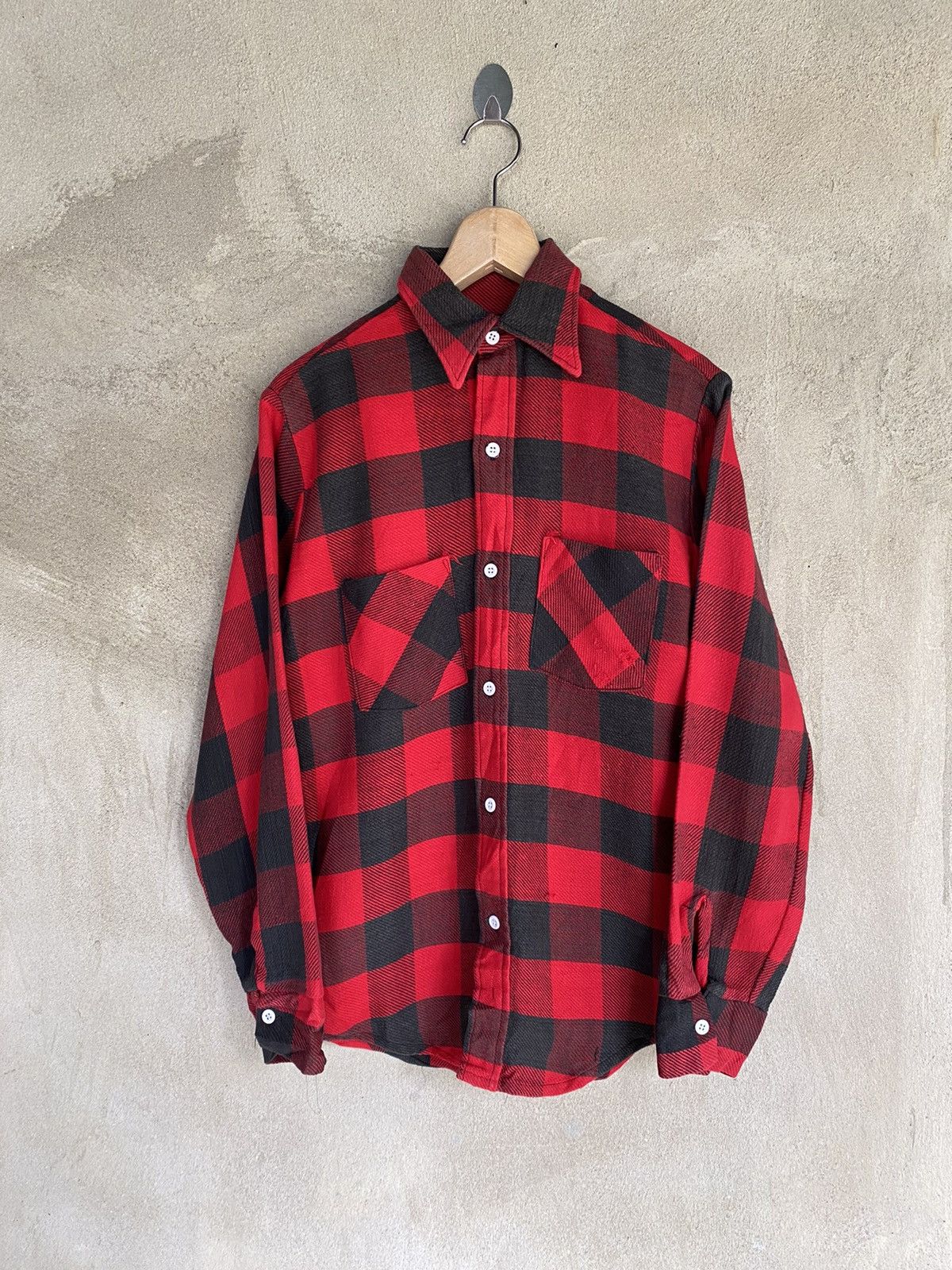 Big Mac Vintage Big Mac J.C Penney Plaid Tartan Flannel Shirt Size US S / EU 44-46 / 1 - 2 Thumbnail