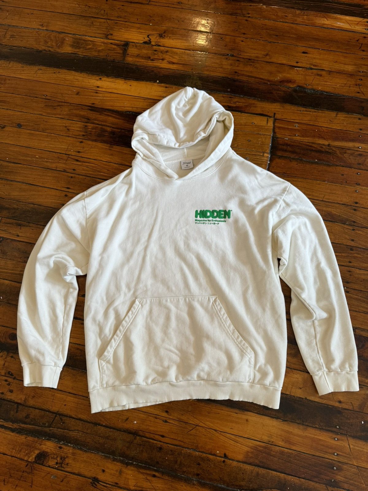 HIDDEN Hidden NY White “Magazine for Enthusiasts” Hoodie | Grailed