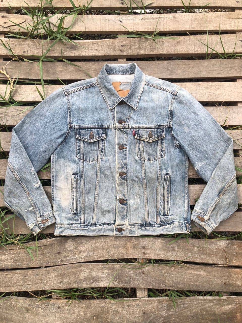 Levi's Levi's 70506-9306 Trucker Denim Jacket Distressed Size US M / EU 48-50 / 2 - 1 Thumbnail