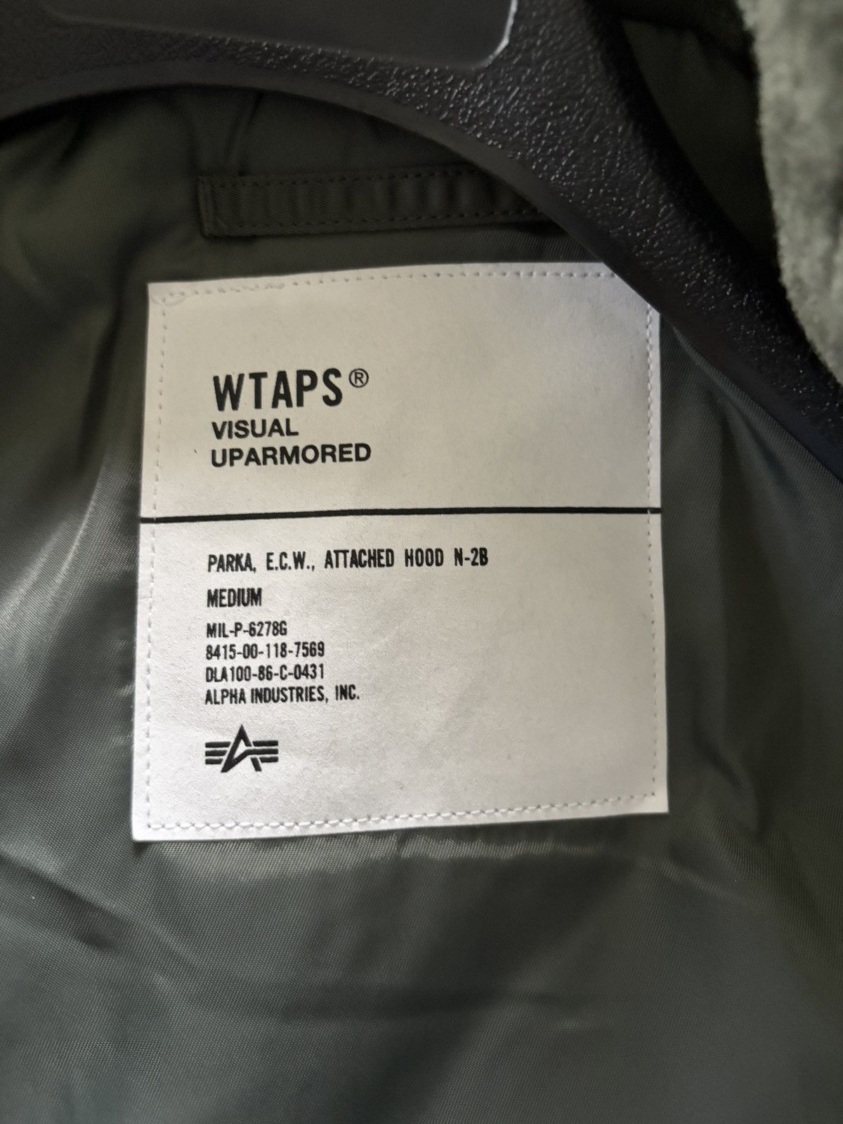Alpha Industries Alpha Industries x Wtaps N-3B Parka Jacket in Olive Drab Size US M / EU 48-50 / 2 - 4 Thumbnail