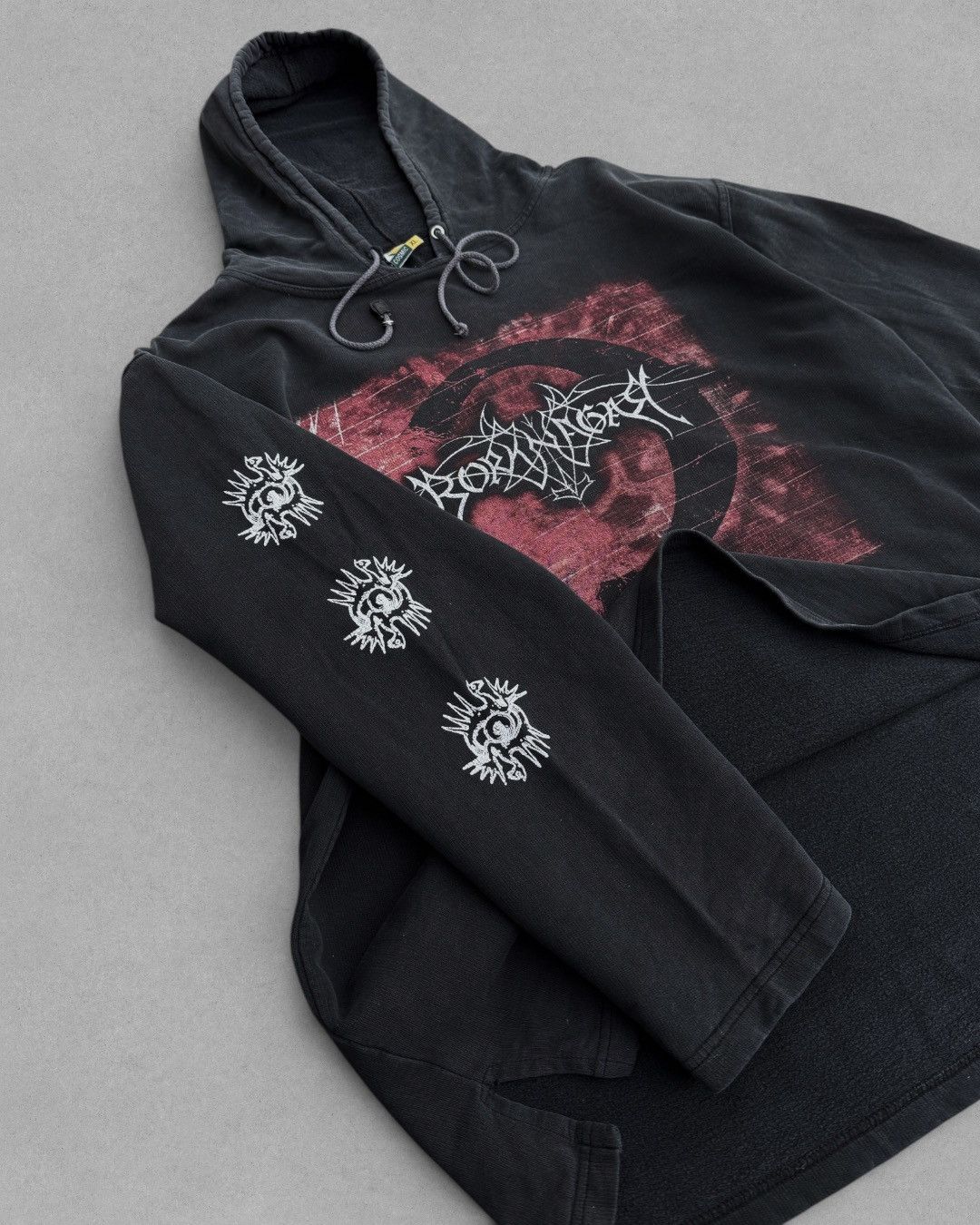Band Tees 2000's BORKNAGAR Quintessence Black Metal Band Hoodie Size US XL / EU 56 / 4 - 3 Thumbnail