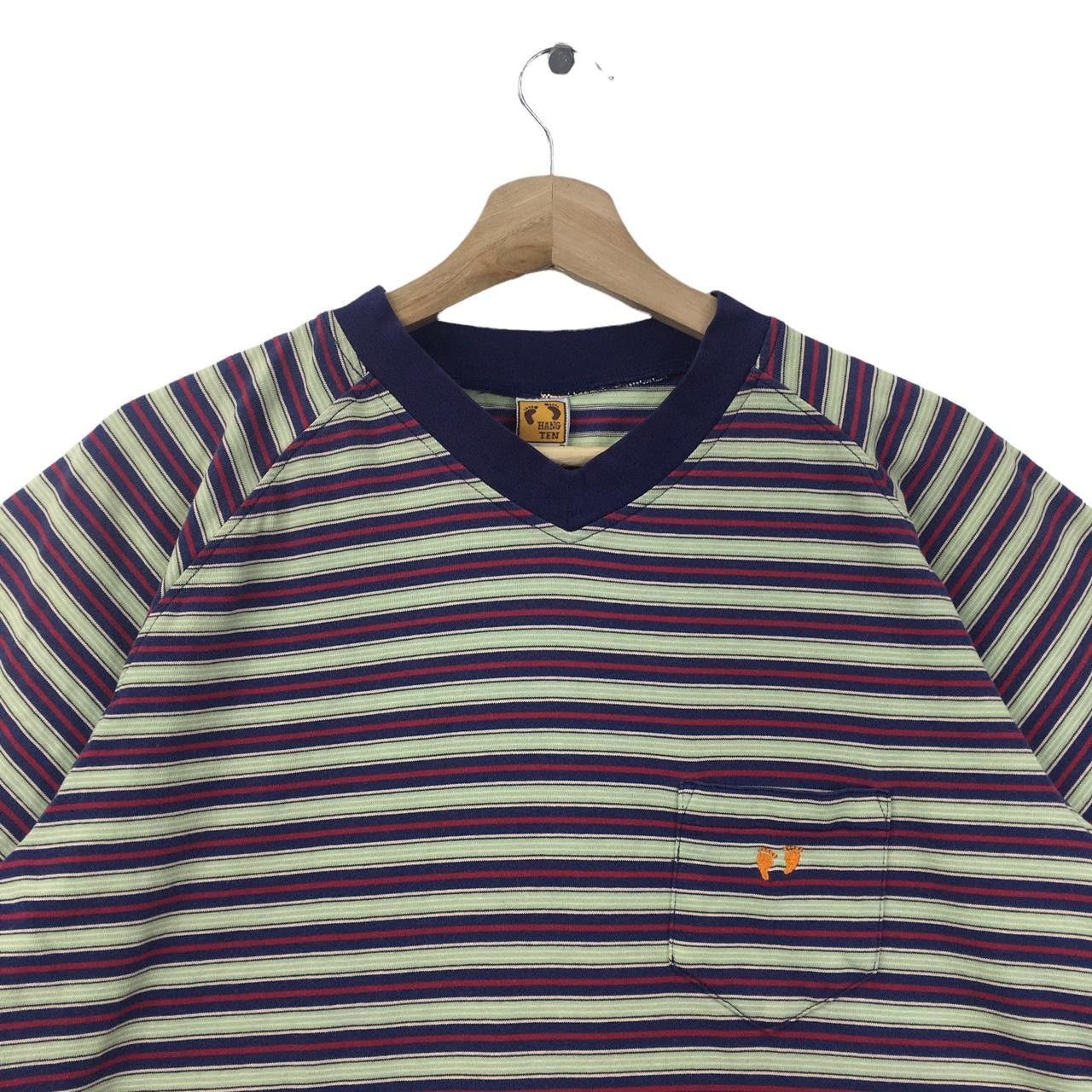 Hang Ten Vtg 80’ HANG TEN SURFING Hawaii Striped Tee Shirt Size US L / EU 52-54 / 3 - 2 Thumbnail