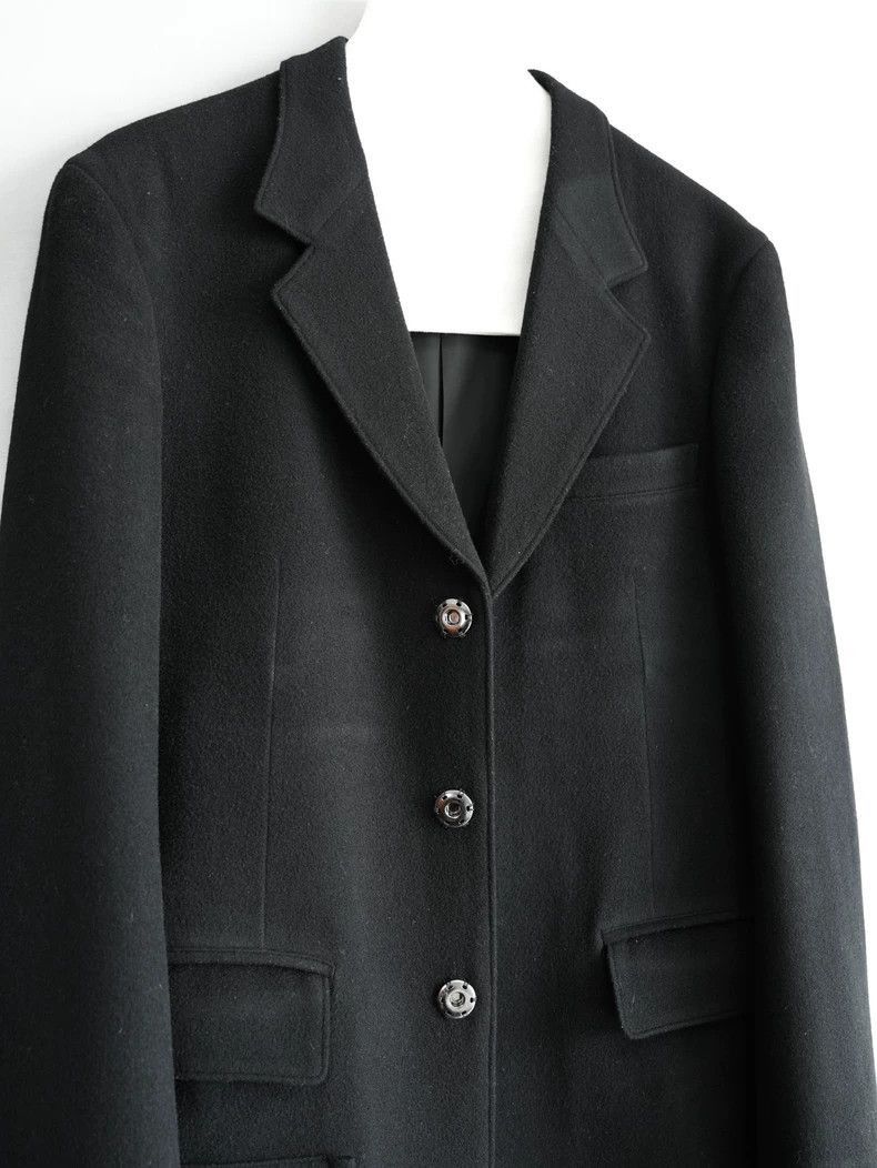 Yohji Yamamoto Yohji Yamamoto Yohji Yamamoto Wool Overcoat With Press But Size US M / EU 48-50 / 2 - 4 Thumbnail