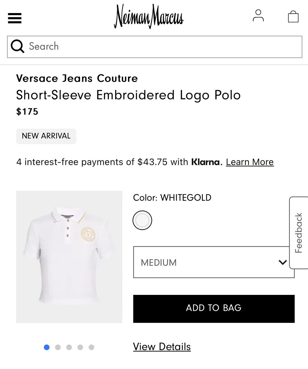 Versace Versace polo shirt Size US S / EU 44-46 / 1 - 7 Thumbnail