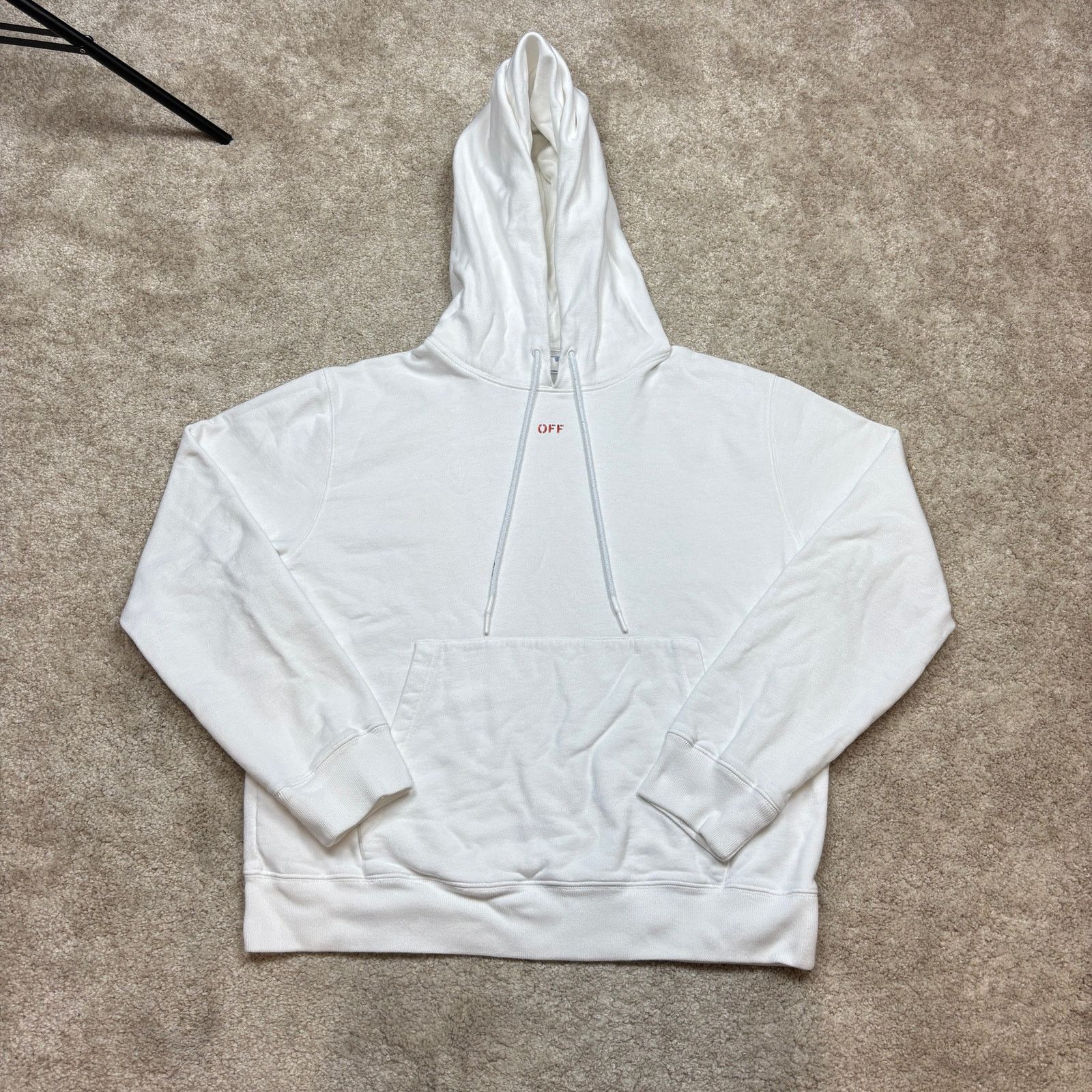Off-White Off-White Main Label Virgil Abloh Stencil Arrows Hoodie XL Size US XL / EU 56 / 4 - 3 Thumbnail