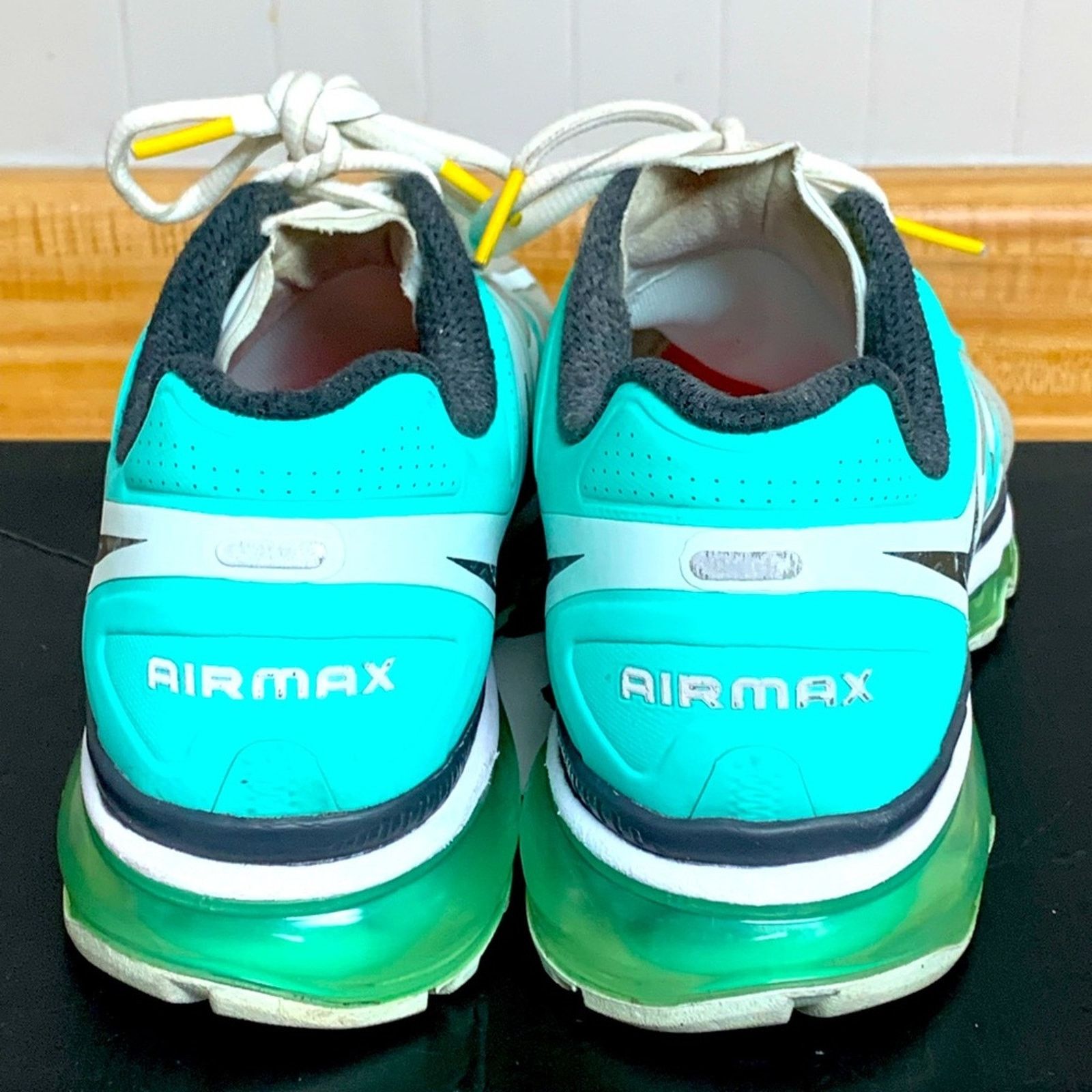 Nike Nike Womens Shoes Air Max Livestrong Turquoise 487992-348 Size US 9 / IT 39 - 3 Thumbnail