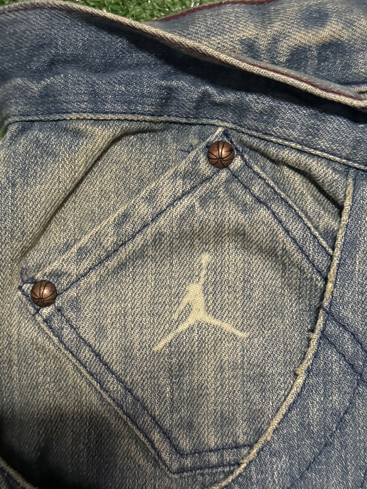 Jordan Brand Vintage Y2K Air Jordan Brand Jeans Baggy Waist 38 Nike Size US 38 / EU 54 - 2 Thumbnail
