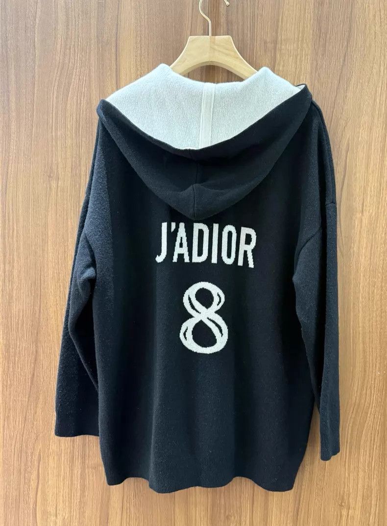 Dior Dior 8-character hooded knitwear Size M / US 6-8 / IT 42-44 - 1 Thumbnail