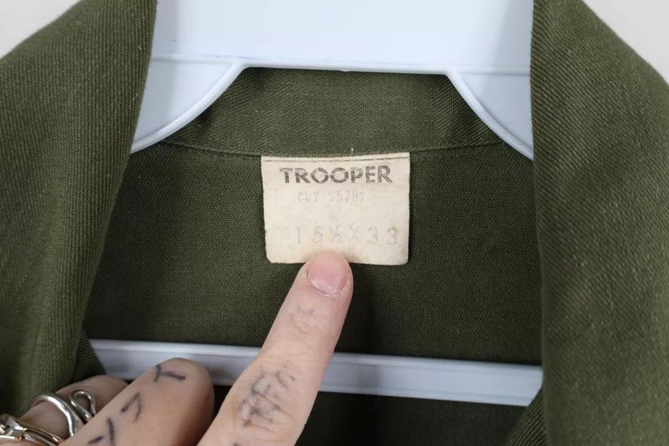 Vintage Vintage 70s Vietnam War Army Utility Durable Press Shirt USA Size US M / EU 48-50 / 2 - 8 Thumbnail