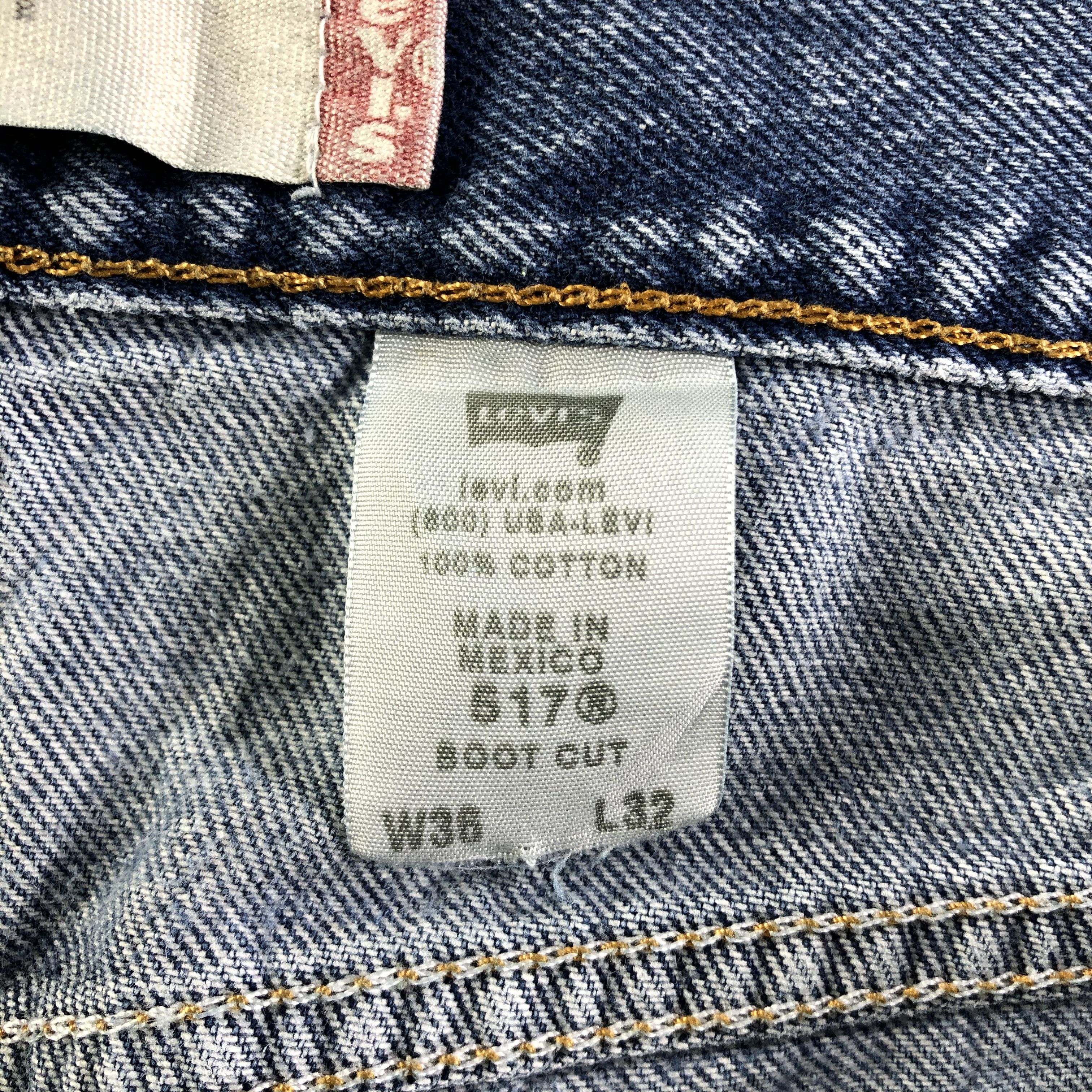 Levi's Vintage Blue Wash Levis 517 Jeans-J3535 Size US 37 - 10 Thumbnail