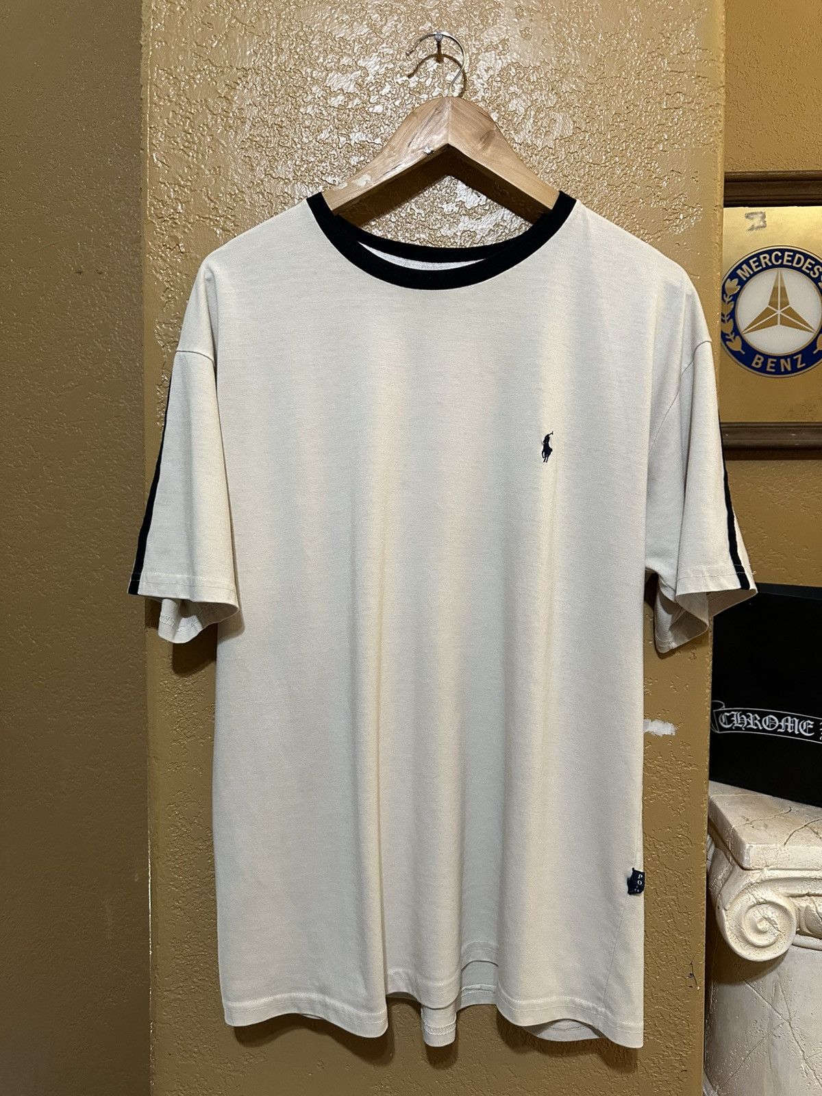 Polo Ralph Lauren 90s Vintage Polo Sport Ringer Tee Large MADE IN USA Size US L / EU 52-54 / 3 - 1 Thumbnail