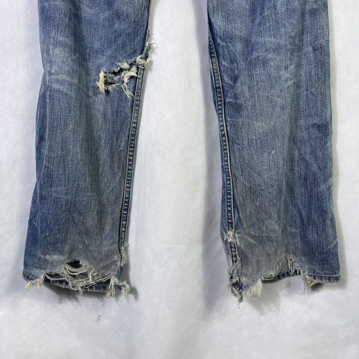 Levi's Vintage Clothing Vintage Levis 503 Distressed Trashed Jeans Size US 31 - 7 Thumbnail