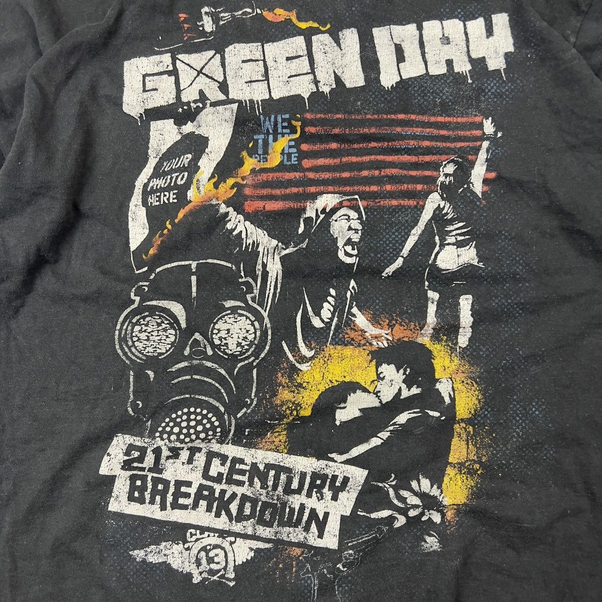 Band Tees × Vintage Rare! Vintage Green Day 21st Century Breakdown Tour 2009 Size US M / EU 48-50 / 2 - 9 Thumbnail
