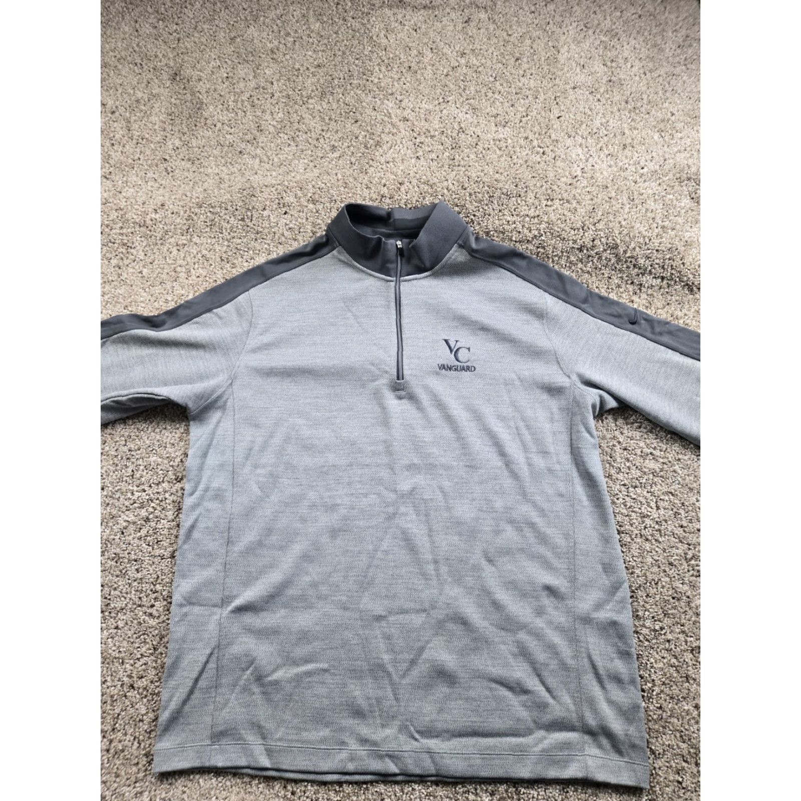 Nike Vanguard Venture Capital 1/4 Zip Pullover XL Mens Gray Nike Dri-Fit Jacket Size US XL / EU 56 / 4 - 3 Thumbnail