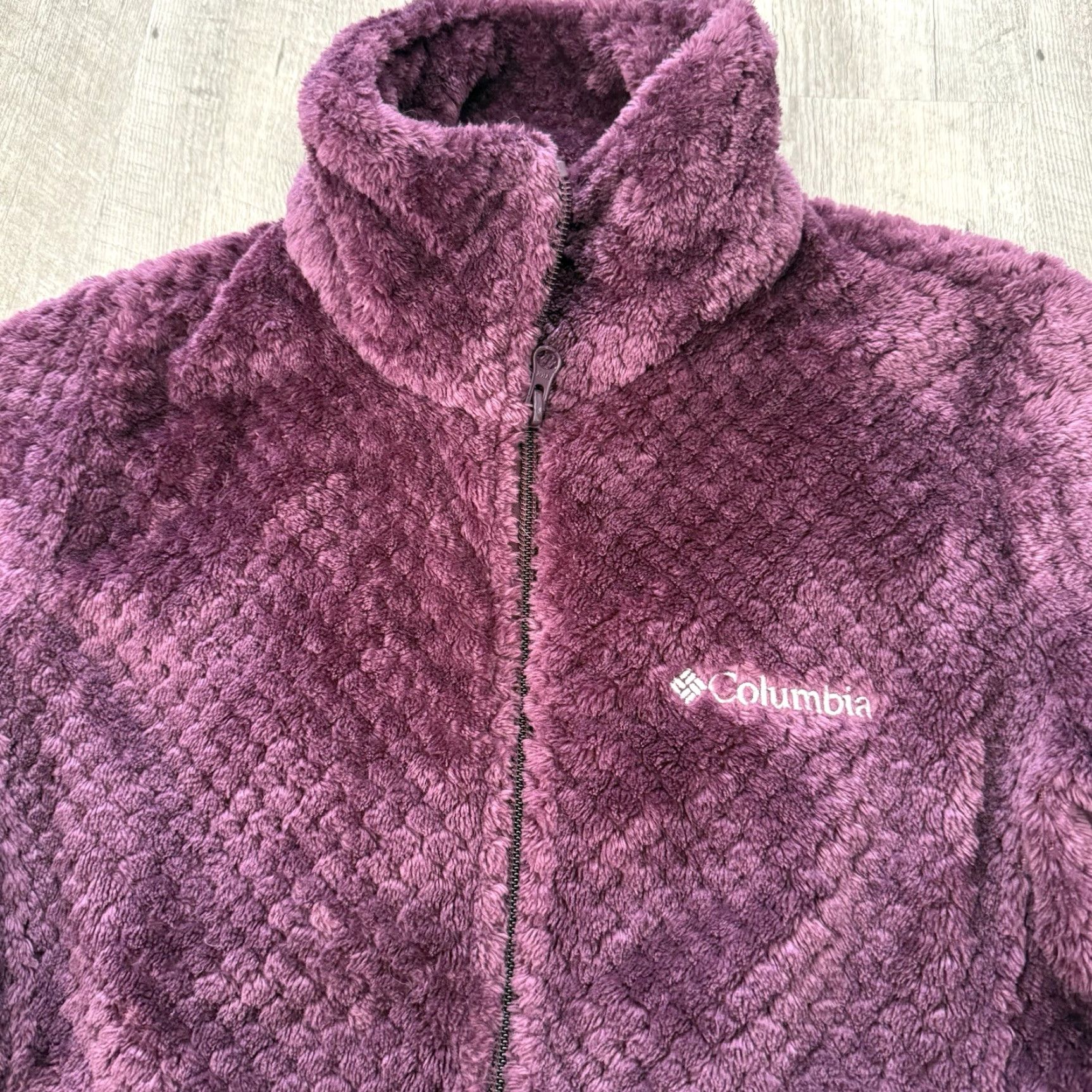 Vintage Columbia Plush Full-Zip Womens XS Purple Beech Forest Fleece Jacket Pockets Size XS / US 0-2 / IT 36-38 - 7 Thumbnail