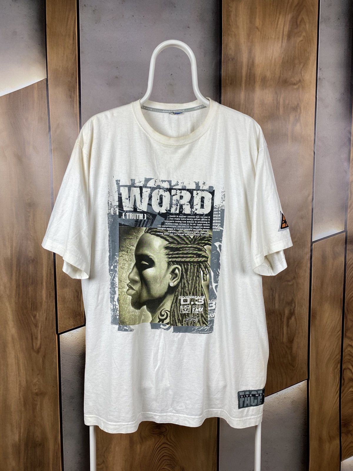 Rap Tees 🎙️Vintage Hip Hop Rap Tee — 2000s Give Me Face Truth Shirt🎙️ Size US L / EU 52-54 / 3 - 1 Thumbnail