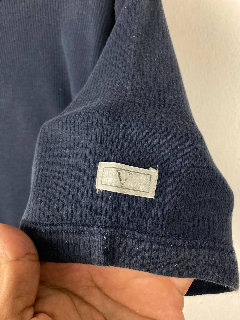 Japanese Brand alfredo versace plain tee Size US L / EU 52-54 / 3 - 4 Thumbnail