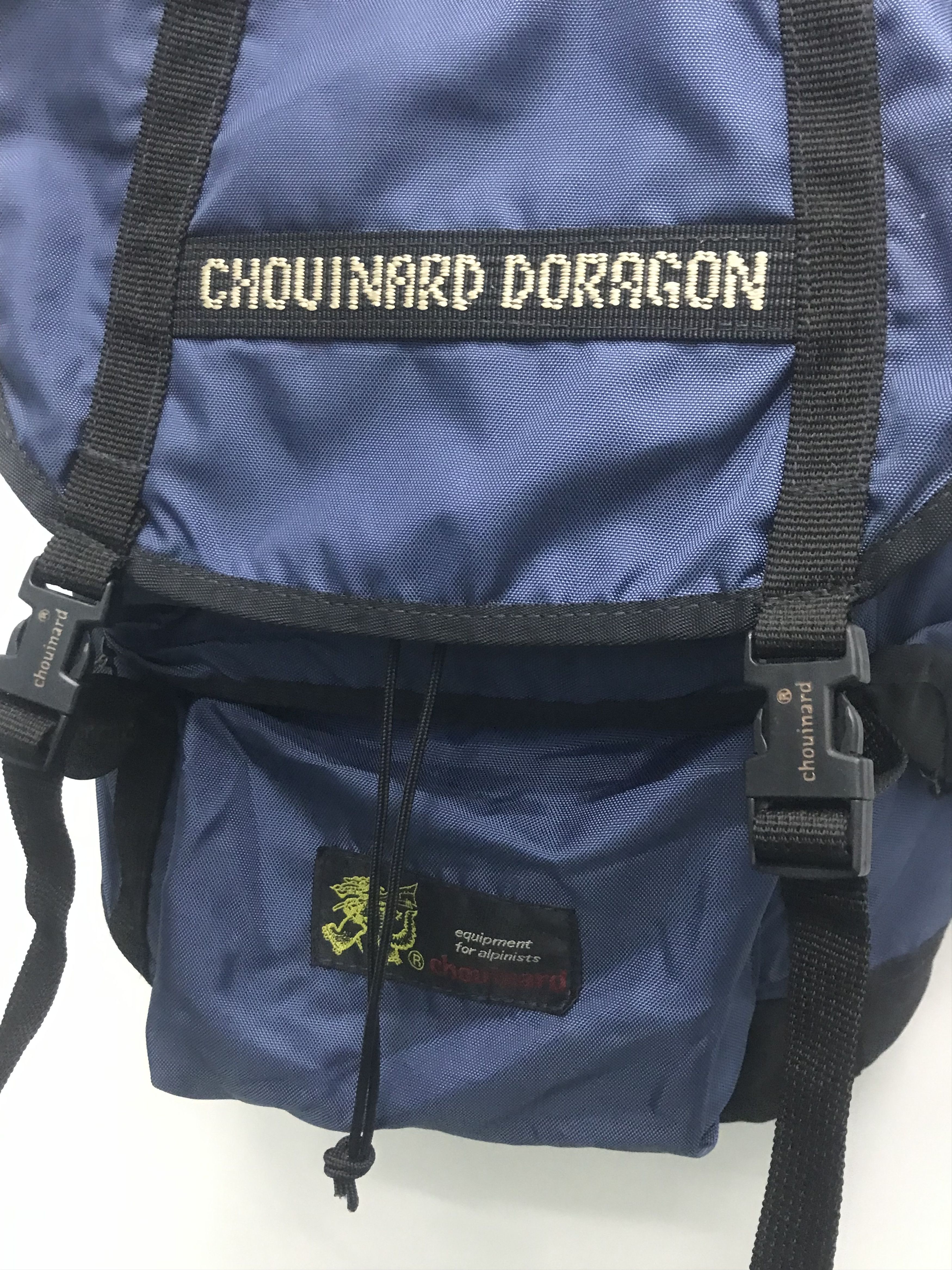 Patagonia × Vintage Vintage 80s 90s Chouinard Dragon Blue Black Backpack Bag Size ONE SIZE - 2 Thumbnail