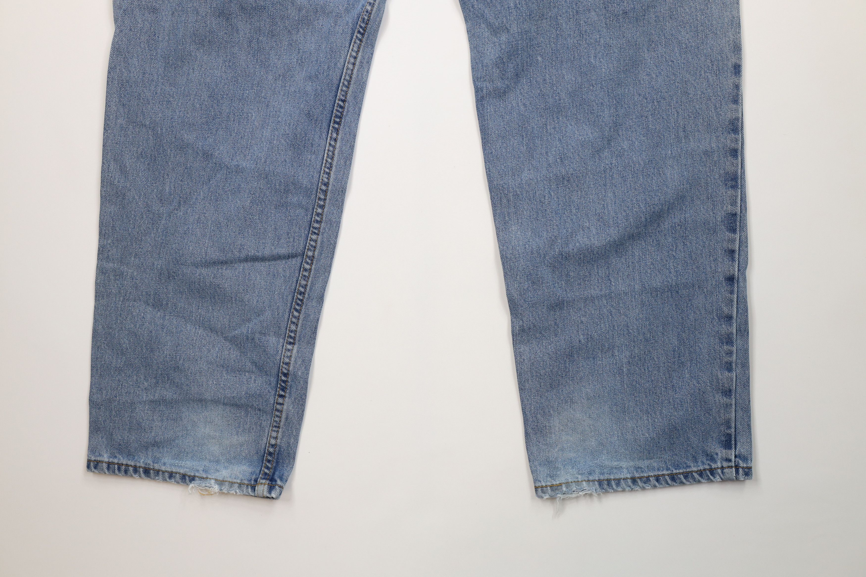 Levi's Vintage Y2K Levis 550 Relaxed Fit Wide Leg Denim Jeans Blue Size US 40 / EU 56 - 15 Thumbnail