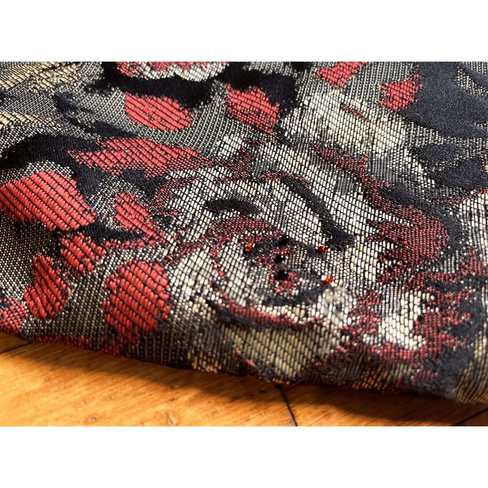 Vintage VINTAGE Chico’s Floral Denim Jacket Women’s 3 Jacquard All Over Print Tapestry Jacket Size XS / US 0-2 / IT 36-38 - 5 Thumbnail