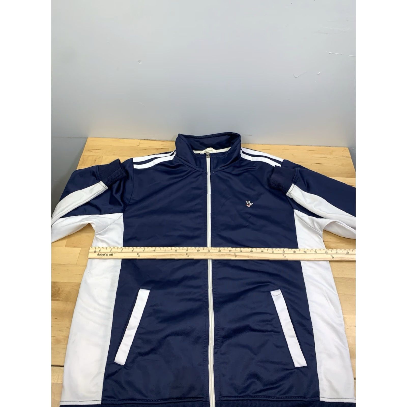 Phat Farm VINTAGE Phat Farm Track Jacket Mens M Blue Full Zip Y2K 11410 Size US M / EU 48-50 / 2 - 5 Thumbnail