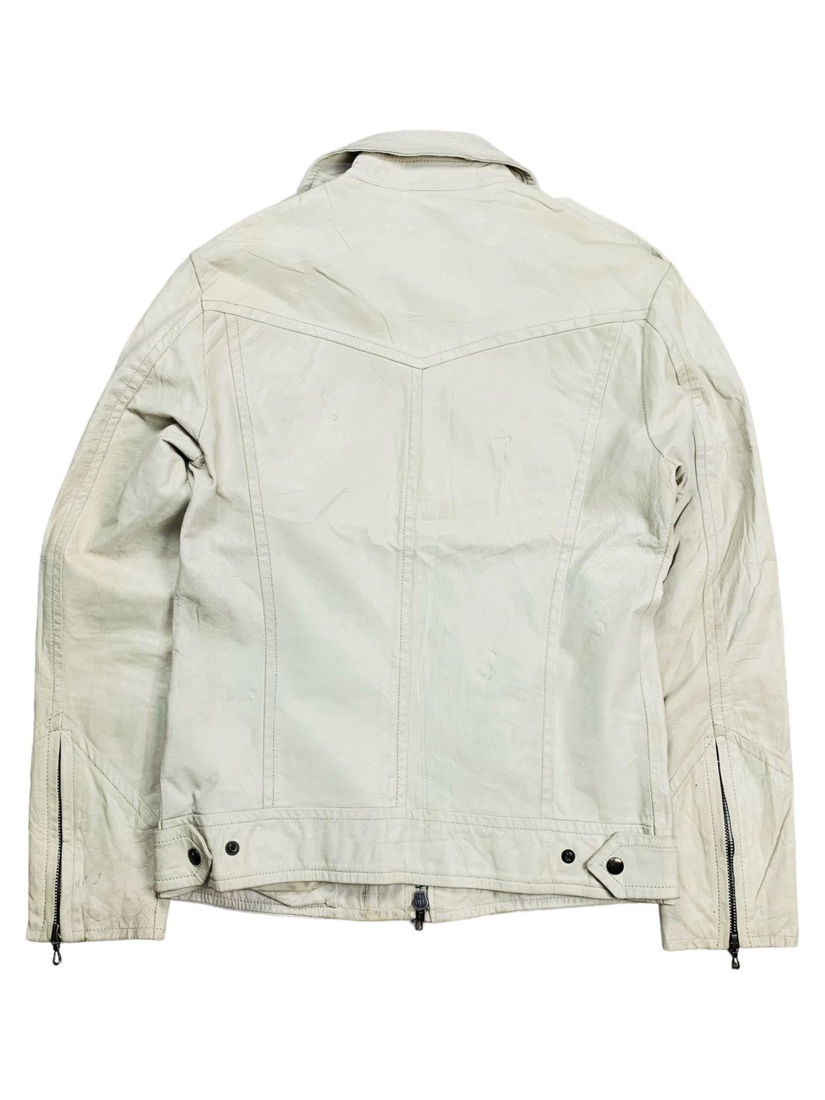 Isamu Katayama Backlash 2000s Shellac - Riri Multizipper Riders Jacket Size US M / EU 48-50 / 2 - 3 Thumbnail
