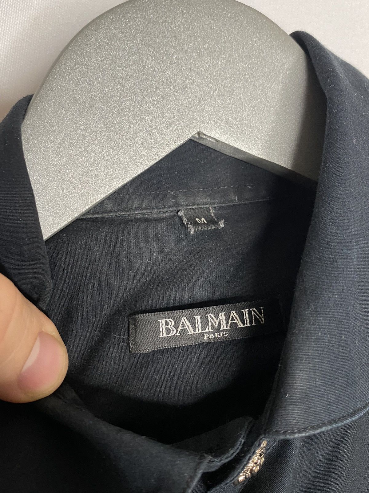 Balmain 💵Balmain Paris Luxury Shirt Long Sleeve💵 Size US M / EU 48-50 / 2 - 10 Thumbnail