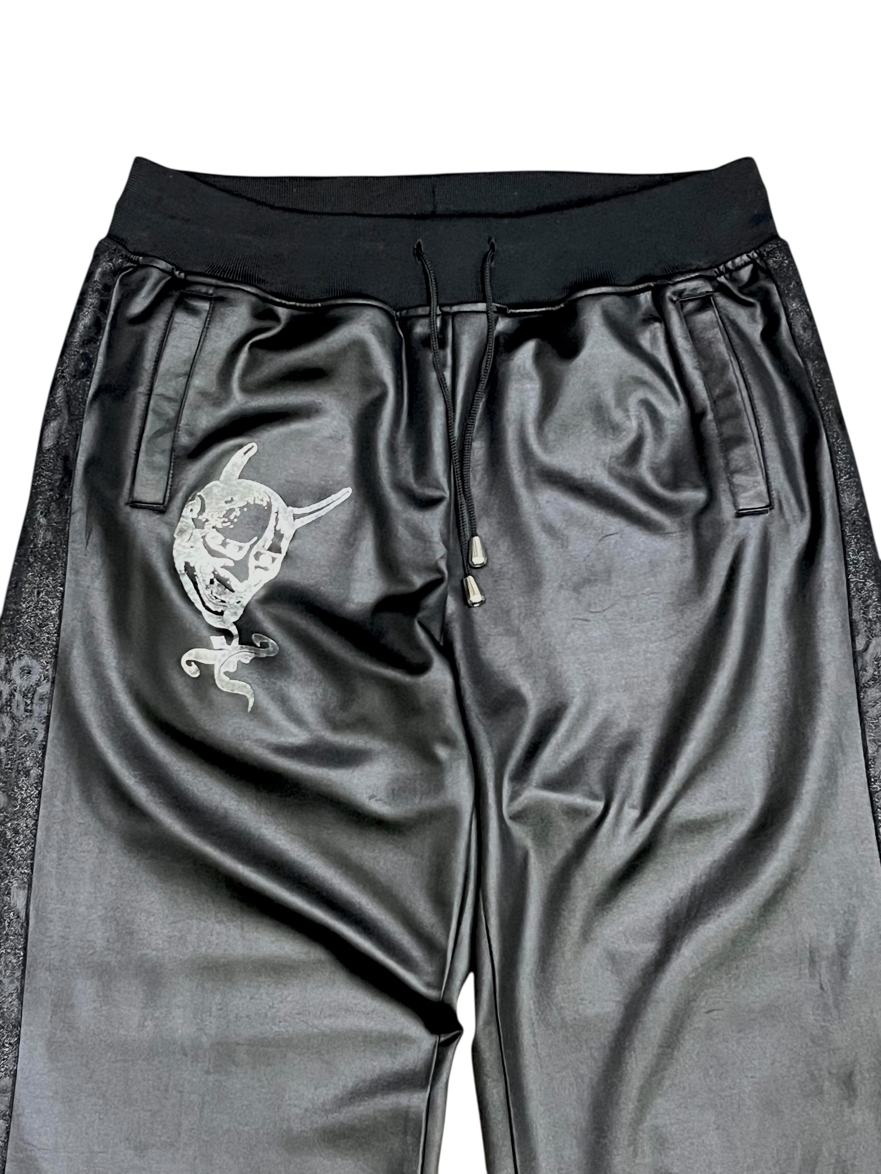 Tribal Streetwear 😈 Vintage Place Plane Devil Track Pants Gothic Tribal Japan Size US 35 - 6 Thumbnail