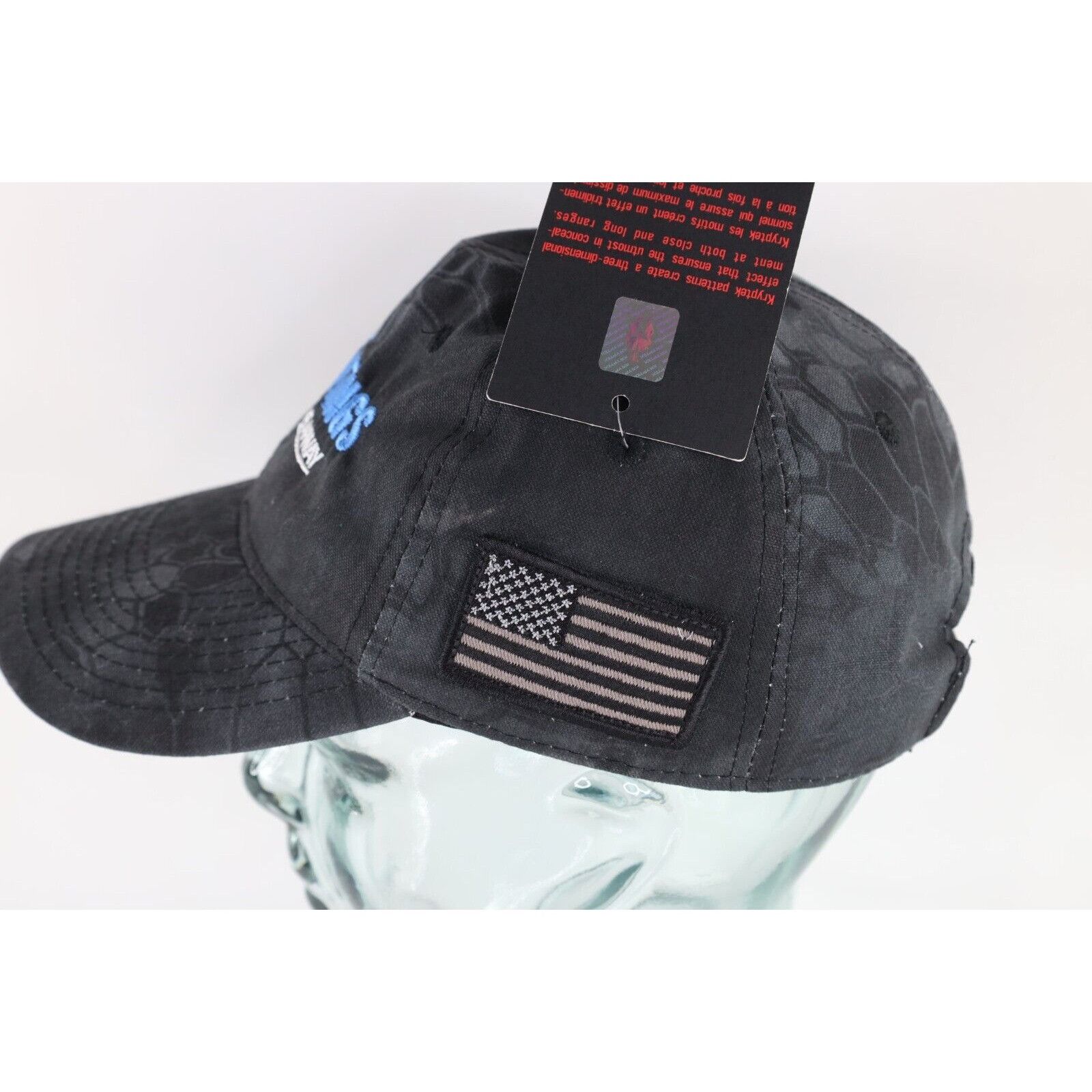 Other New Kryptek Camouflage Fishing USA Flag Canvas Hat Cap Size ONE SIZE - 5 Thumbnail
