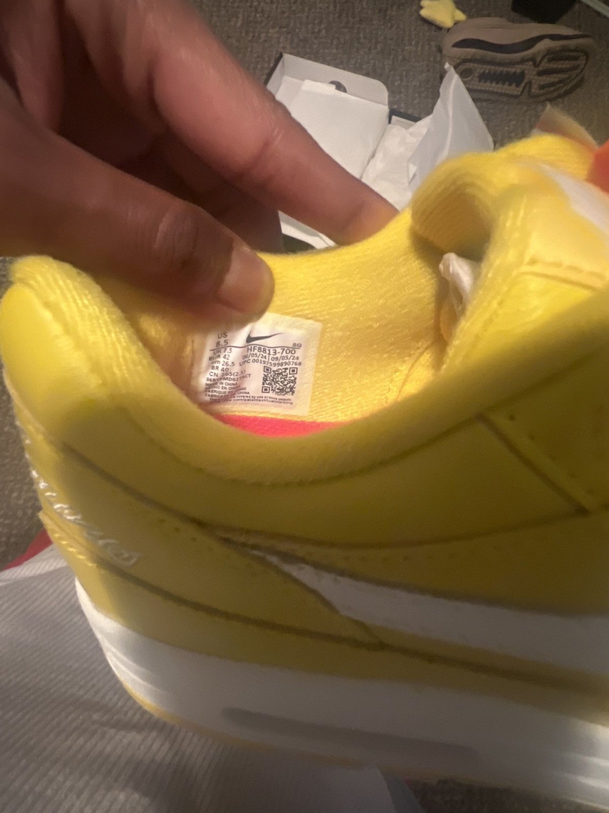 Nike × Supreme Nike AirMax 1 ‘87 SP Size US 8.5 / EU 41-42 - 8 Thumbnail