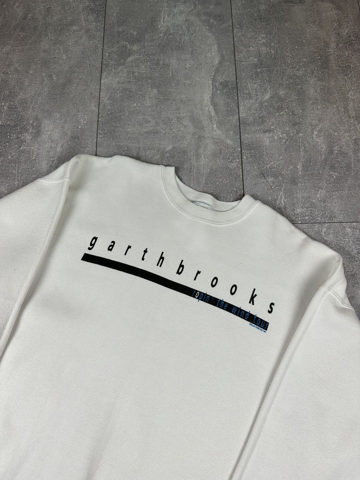 Hanes Garth Brooks Ropin The Wind Band Tour Crewneck Sweatshirt Size US XL / EU 56 / 4 - 6 Thumbnail