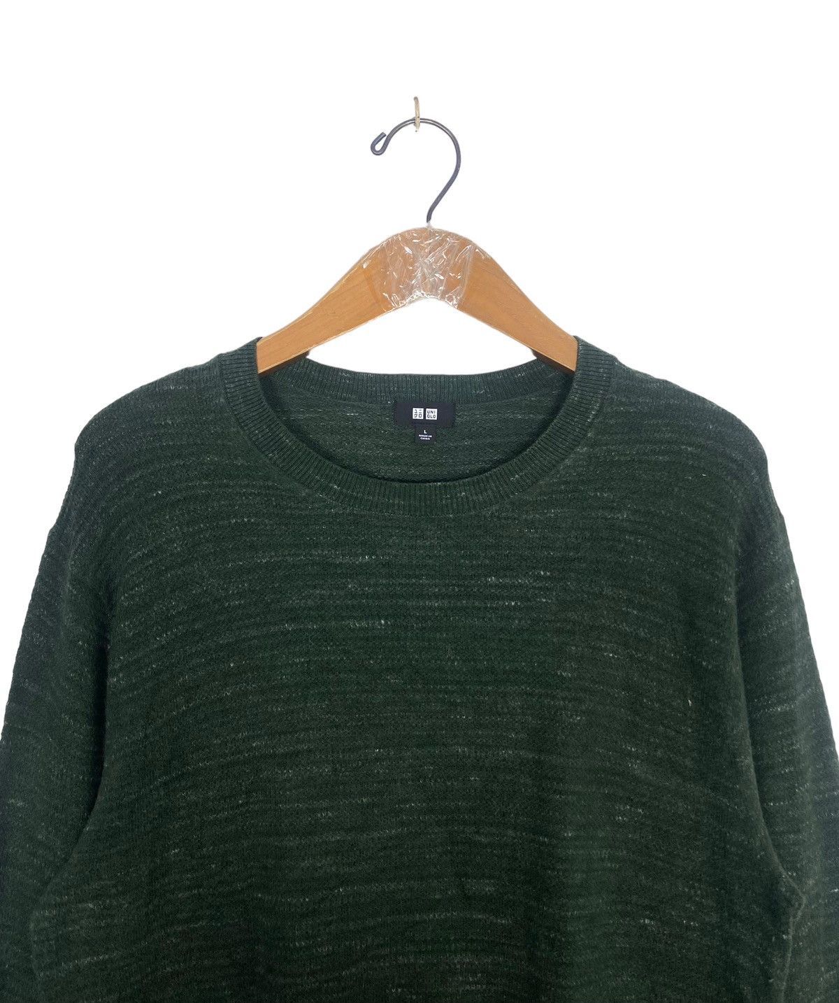 Uniqlo Rare‼️ Uniqlo Green Plain Sweatshirt Size US M / EU 48-50 / 2 - 2 Thumbnail