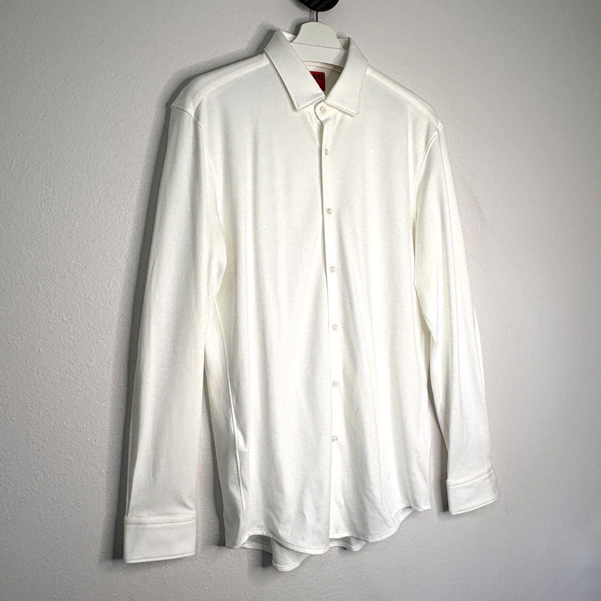 Hugo Boss Knit Button Up Shirt Size US L / EU 52-54 / 3 - 2 Thumbnail