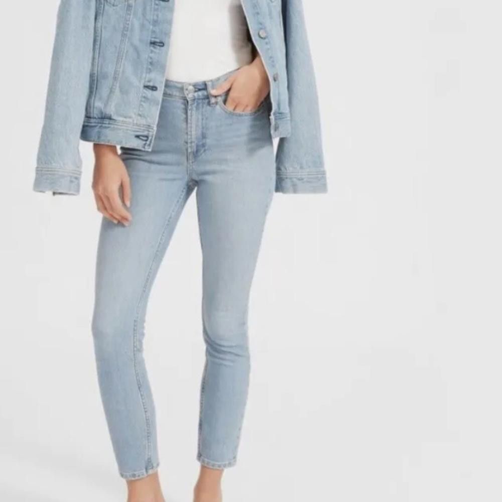Everlane Everlane l High Rise Light Wash Skinny Ankle Jeans Size 27 Size 27" / US 4 / IT 40 - 1 Thumbnail