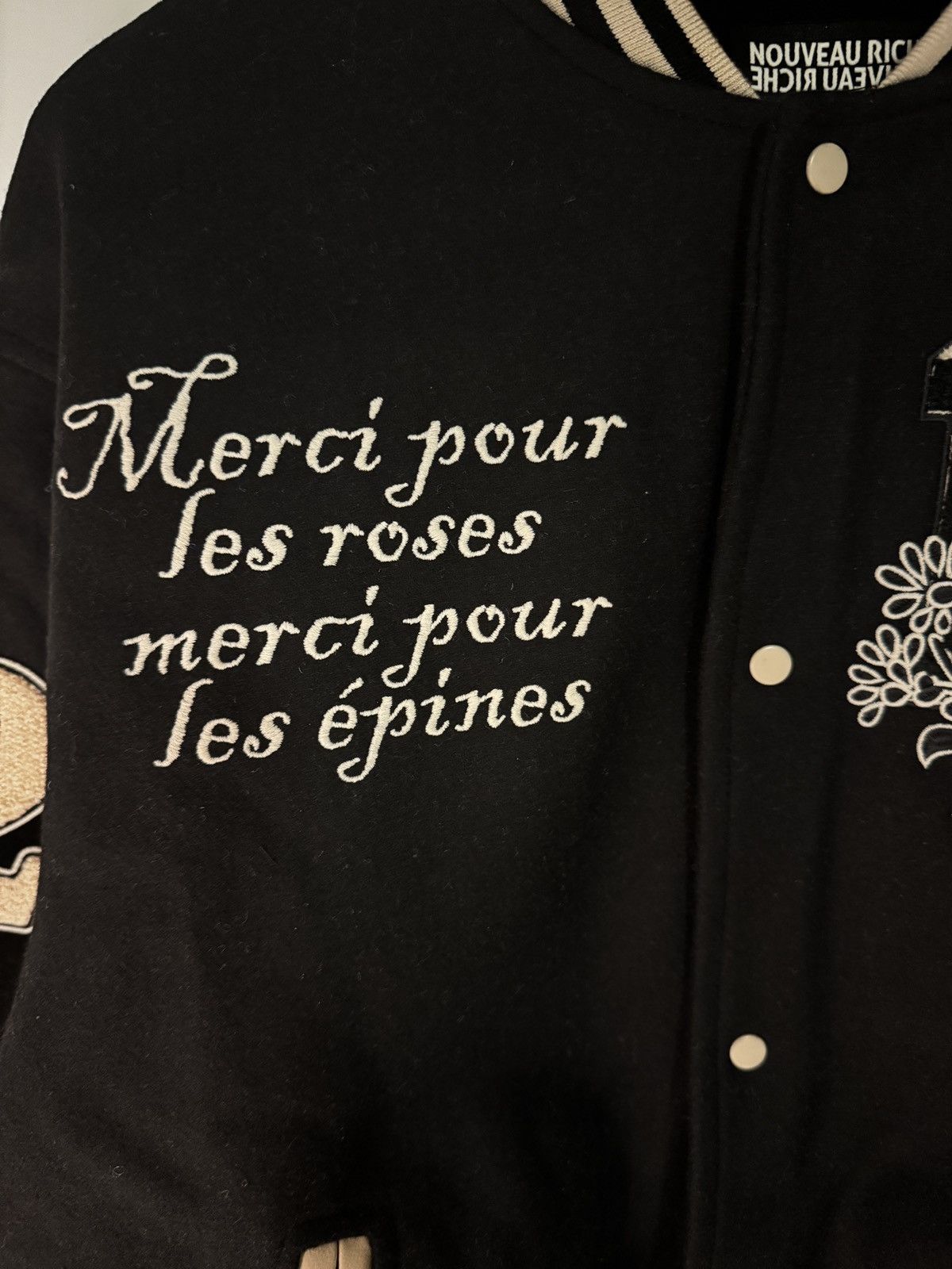 Other Nouveau Riche Black Founder’s Varsity Jacket Size US M / EU 48-50 / 2 - 3 Thumbnail