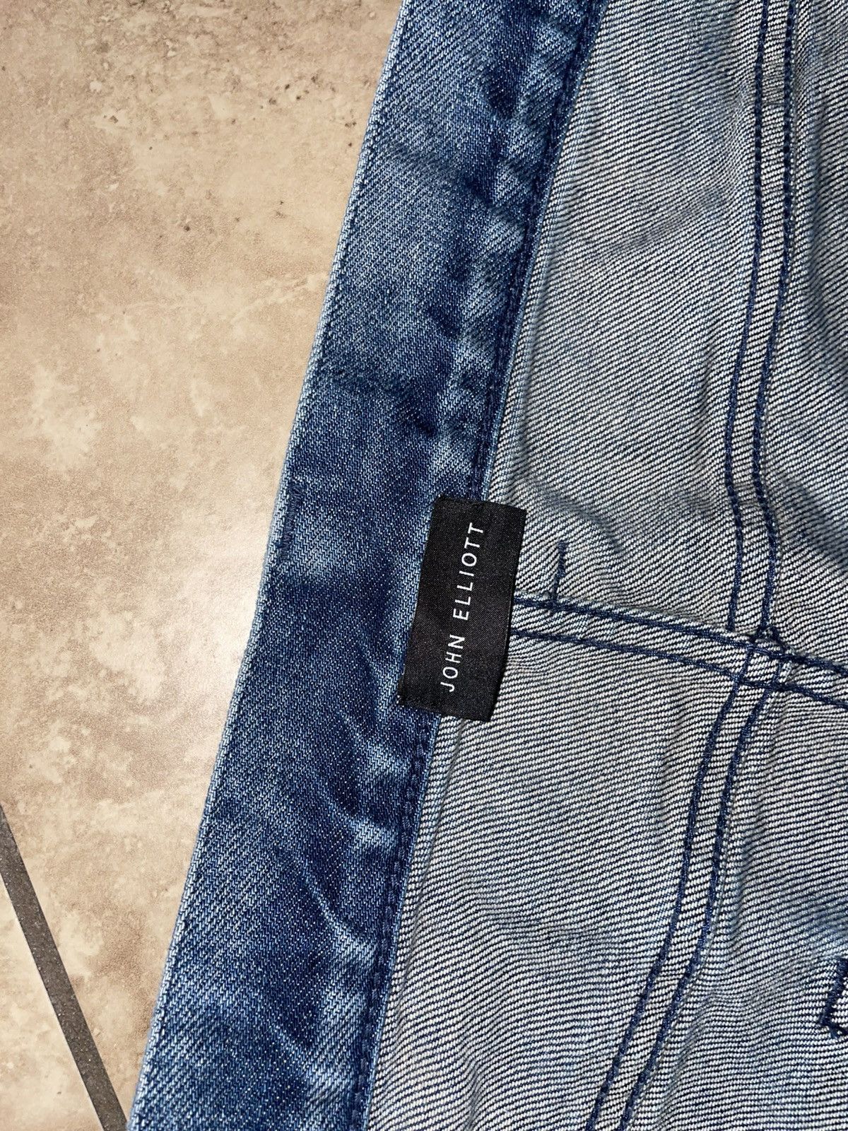 John Elliott John Elliot Thrashed Denim Blue Size 32 Size US 32 / EU 48 - 5 Thumbnail