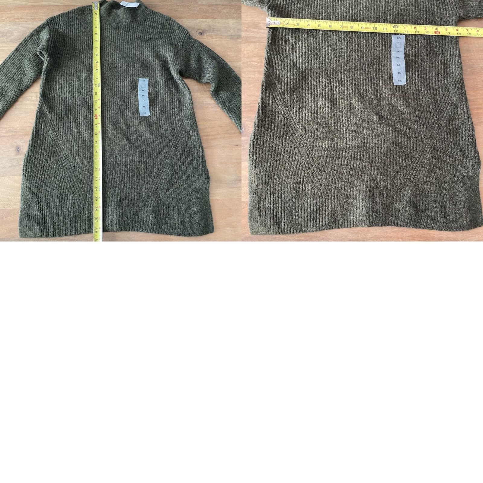 Old Navy Old Navy Pullover Sweater Women XS Green Knit Ribbed - Long Sleeve, Crew/NV? Size XS / US 0-2 / IT 36-38 - 8 Thumbnail