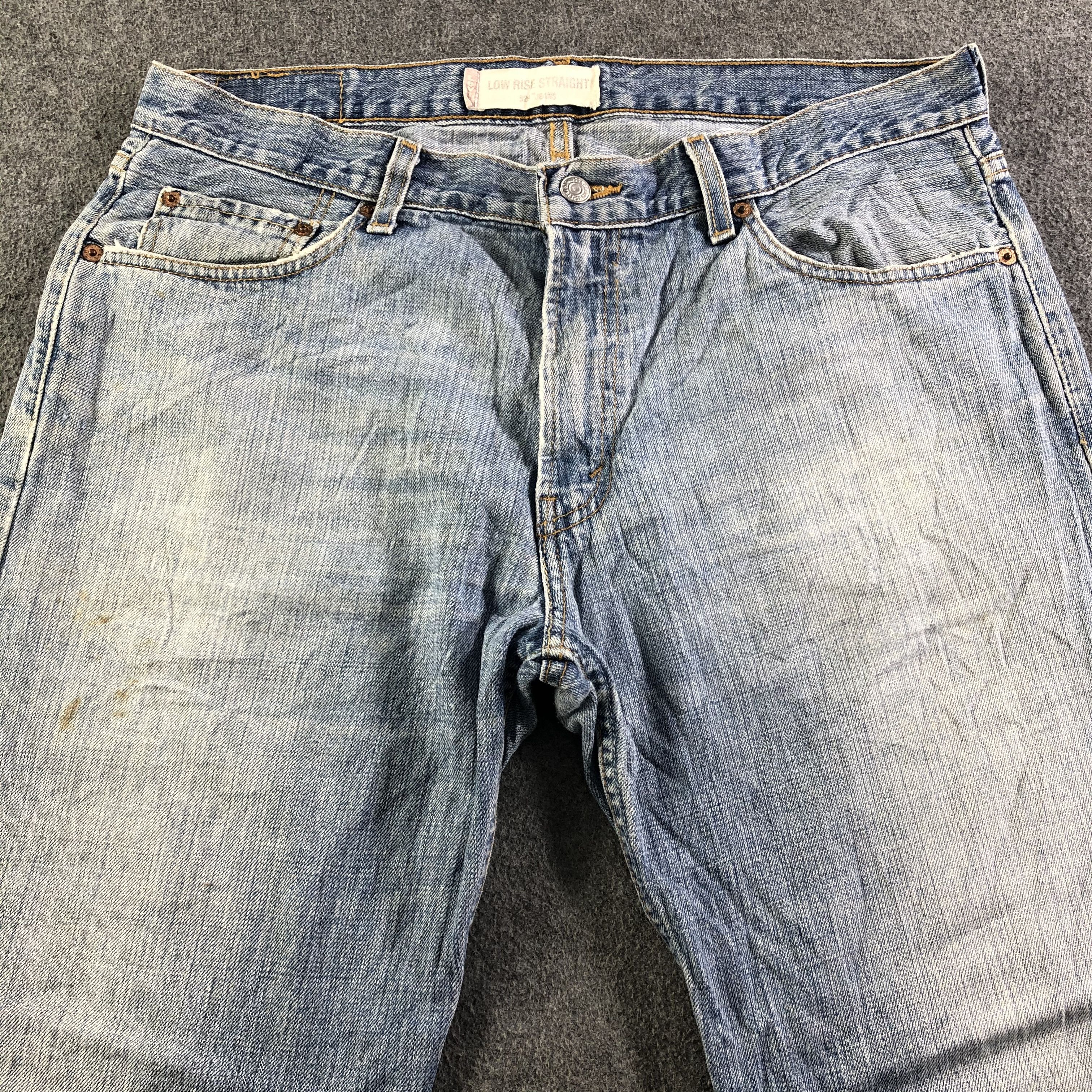 Levi's Vintage Blue Wash Levis 529 Jeans-J3303 Size US 37 - 3 Thumbnail