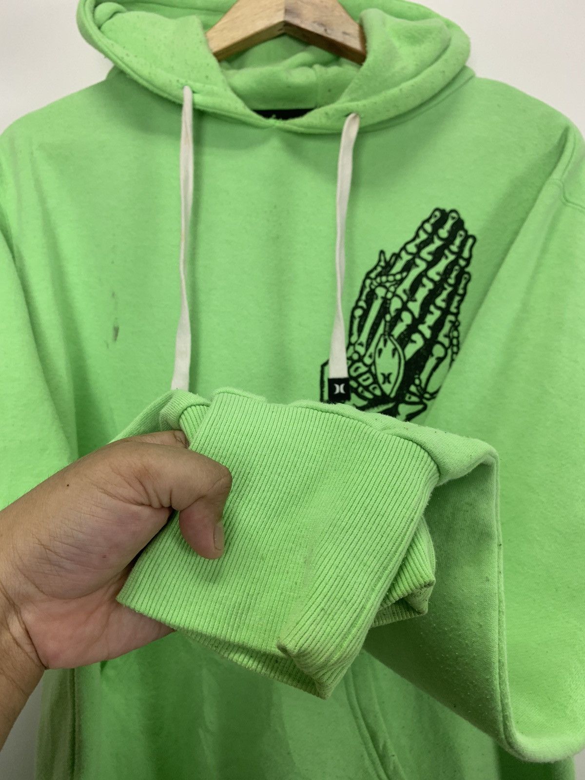 Hurley × Vintage Vintage Hurley Namaste hoodie Size US L / EU 52-54 / 3 - 9 Thumbnail